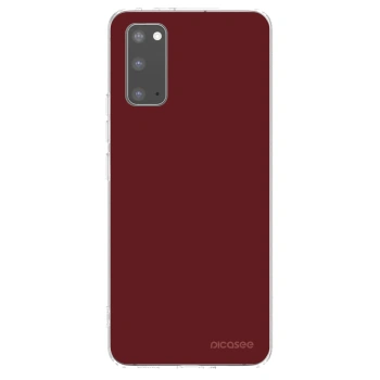 Picasee silikónový prehľadný obal pre Samsung Galaxy S20 G980F - Red Bliss