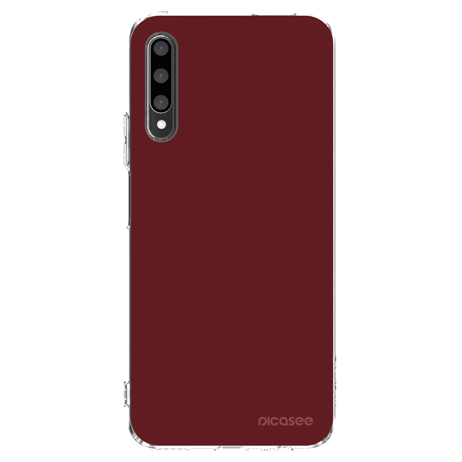 Picasee silikónový prehľadný obal pre Honor 9X Pro - Red Bliss
