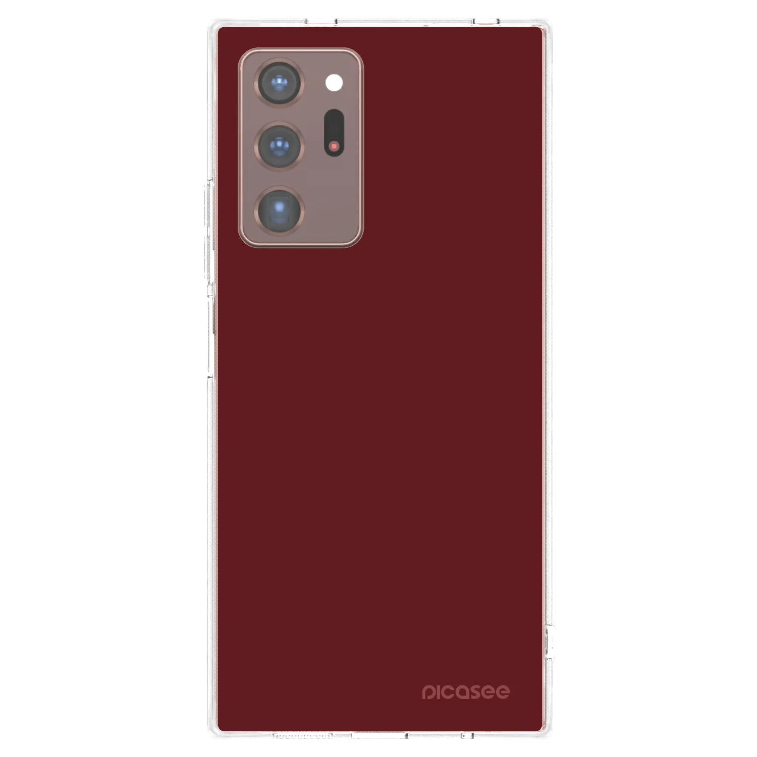 Picasee silikónový prehľadný obal pre Samsung Galaxy Note 20 Ultra - Red Bliss