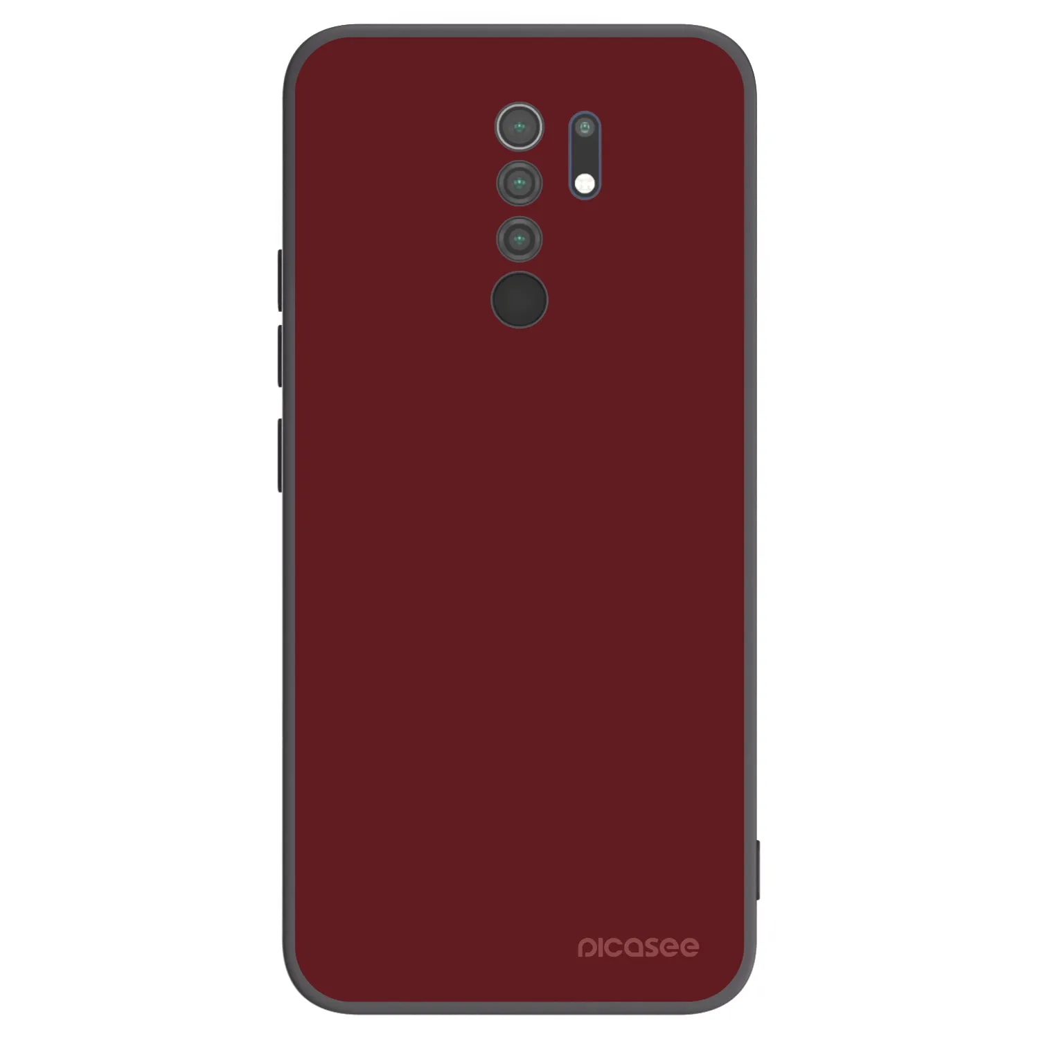 Picasee silikónový čierny obal pre Xiaomi Redmi 9 - Red Bliss