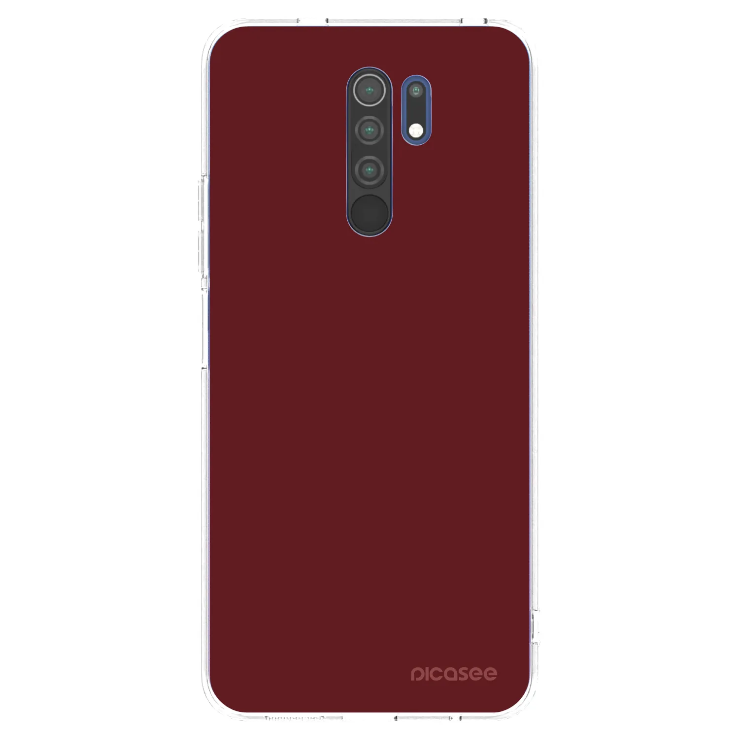 Picasee silikónový prehľadný obal pre Xiaomi Redmi 9 - Red Bliss