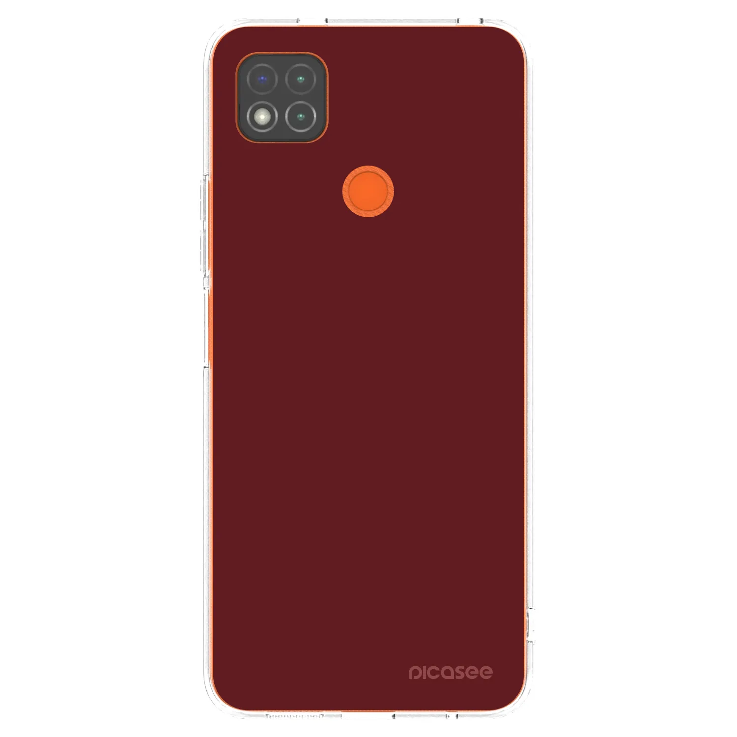 Picasee silikónový prehľadný obal pre Xiaomi Redmi 9C - Red Bliss