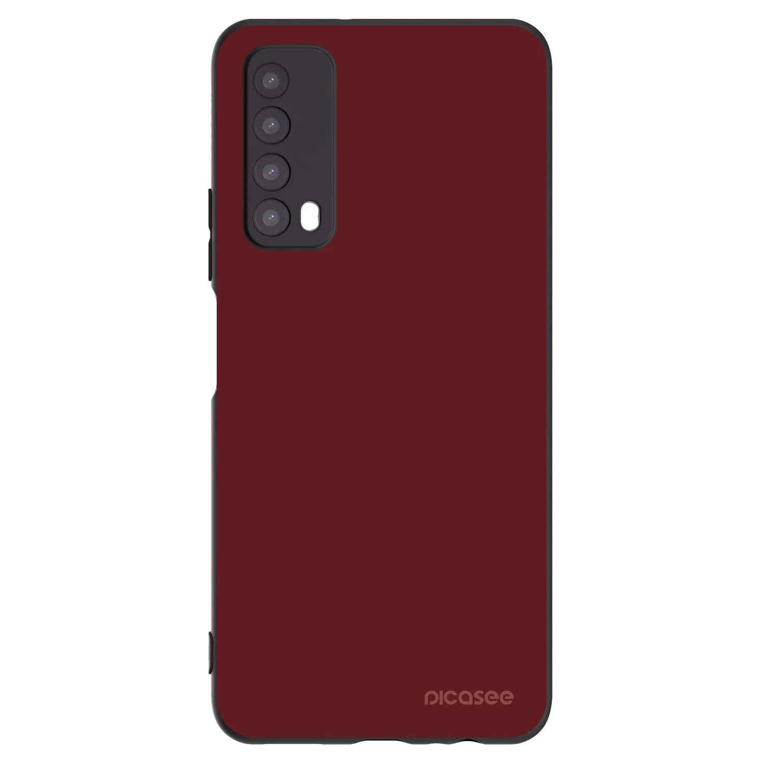 Picasee silikónový čierny obal pre Huawei P Smart 2021 - Red Bliss