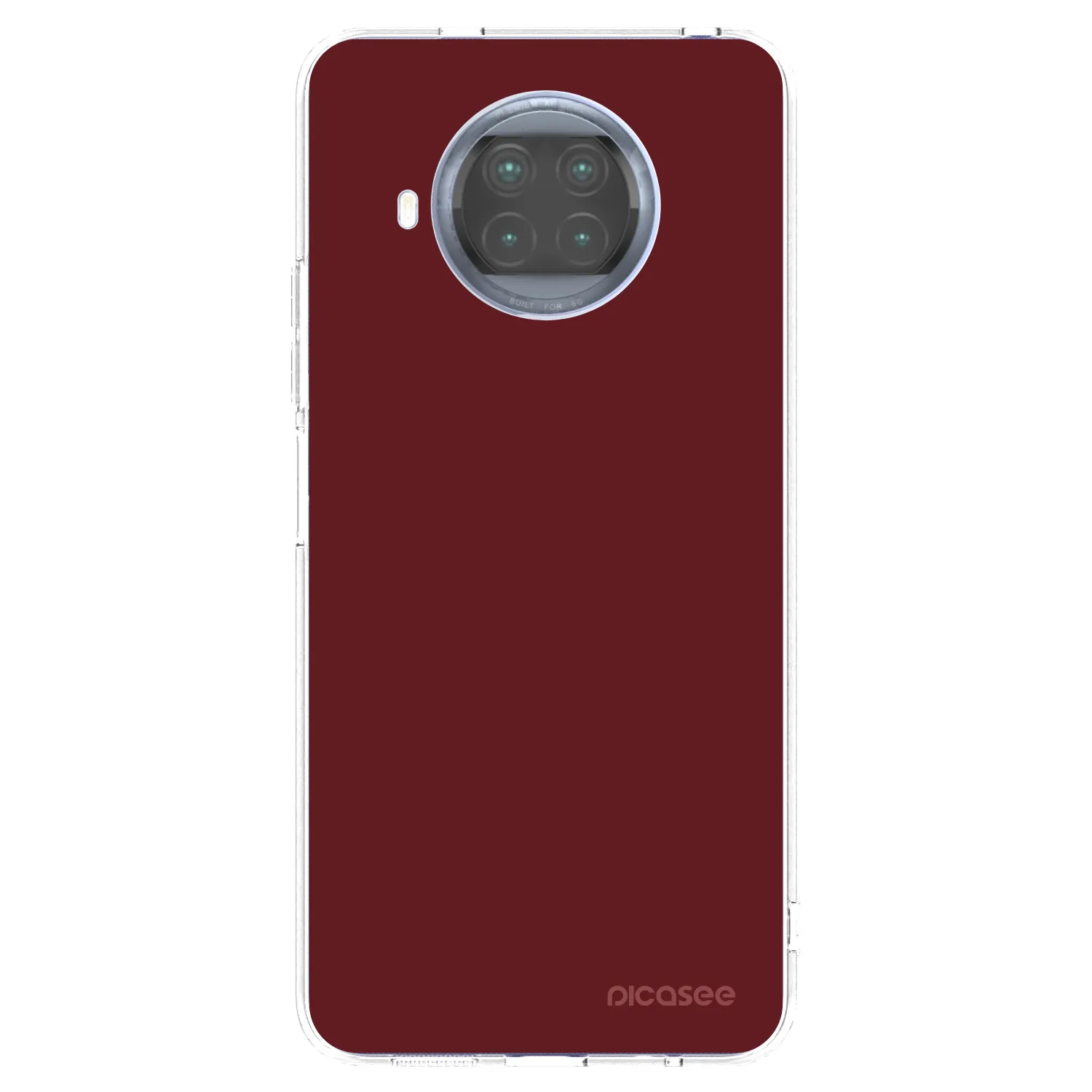 Picasee silikónový prehľadný obal pre Xiaomi Mi 10T Lite - Red Bliss