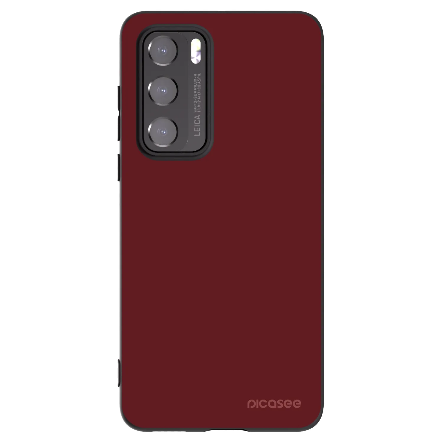 Picasee silikónový čierny obal pre Huawei P40 - Red Bliss