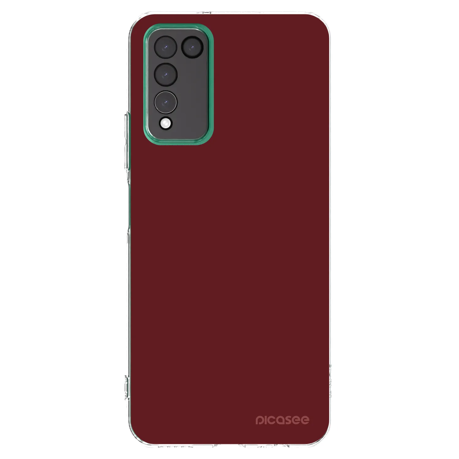 Picasee silikónový prehľadný obal pre Honor 10X Lite - Red Bliss