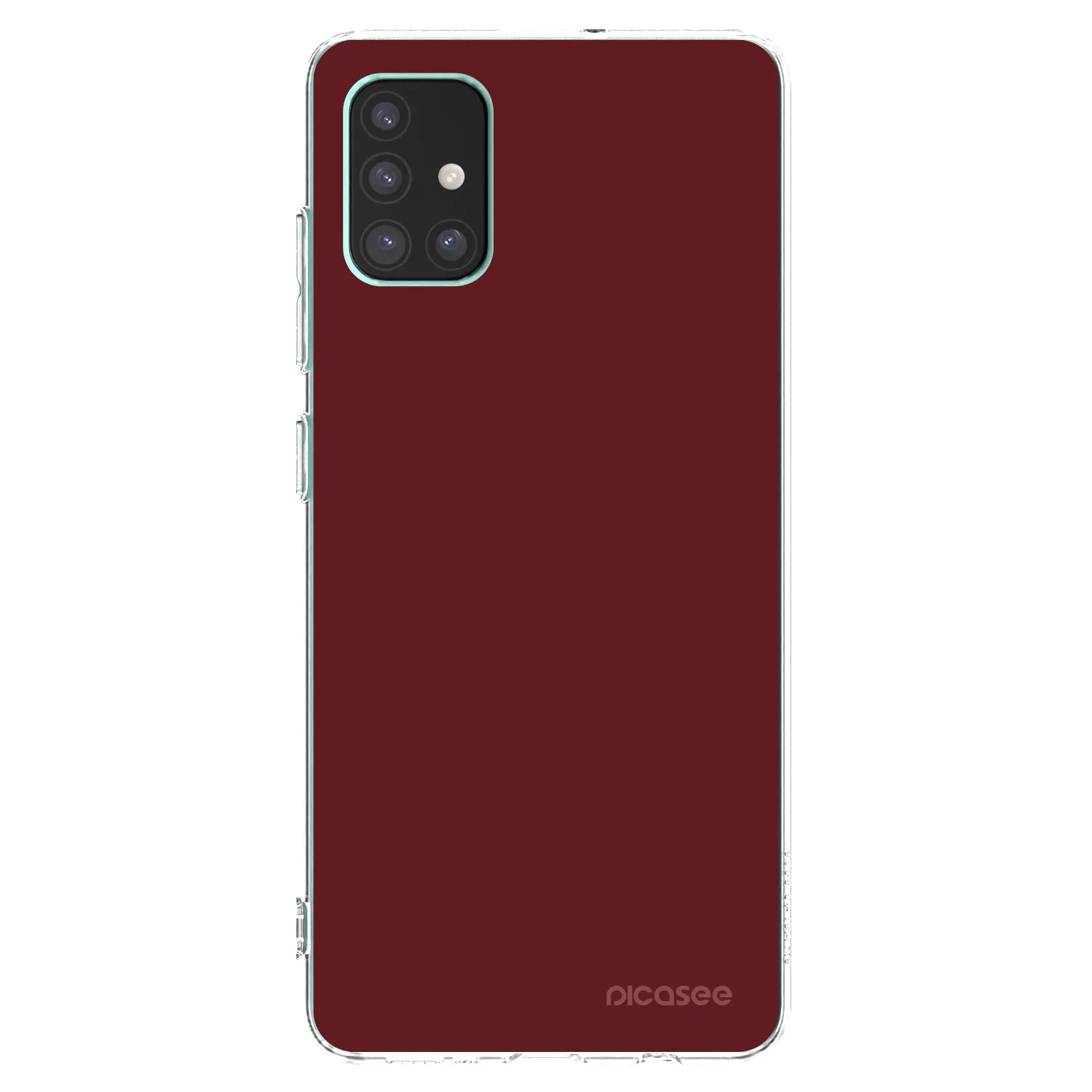 Picasee silikónový prehľadný obal pre Samsung Galaxy M51 M515F - Red Bliss