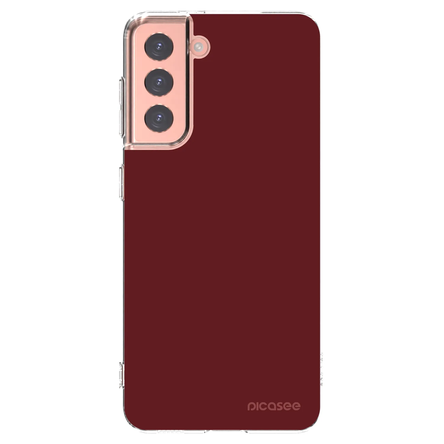 Silikónový prehľadný obal pre Samsung Galaxy S21 5G G991B - Red Bliss