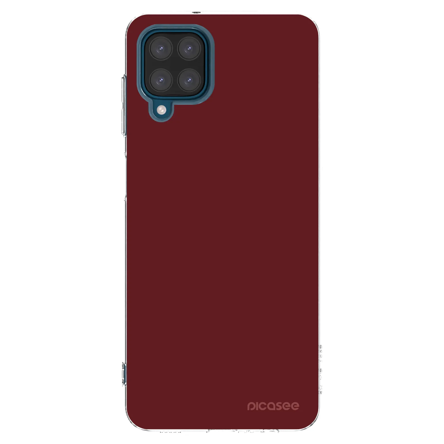 Picasee silikónový prehľadný obal pre Samsung Galaxy A12 A125F - Red Bliss