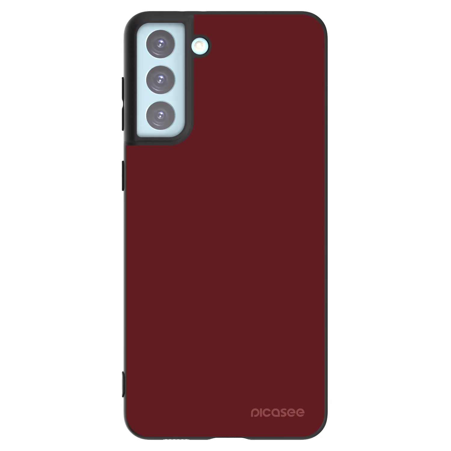 Picasee silikónový čierny obal pre Samsung Galaxy S21+ 5G G996F - Red Bliss