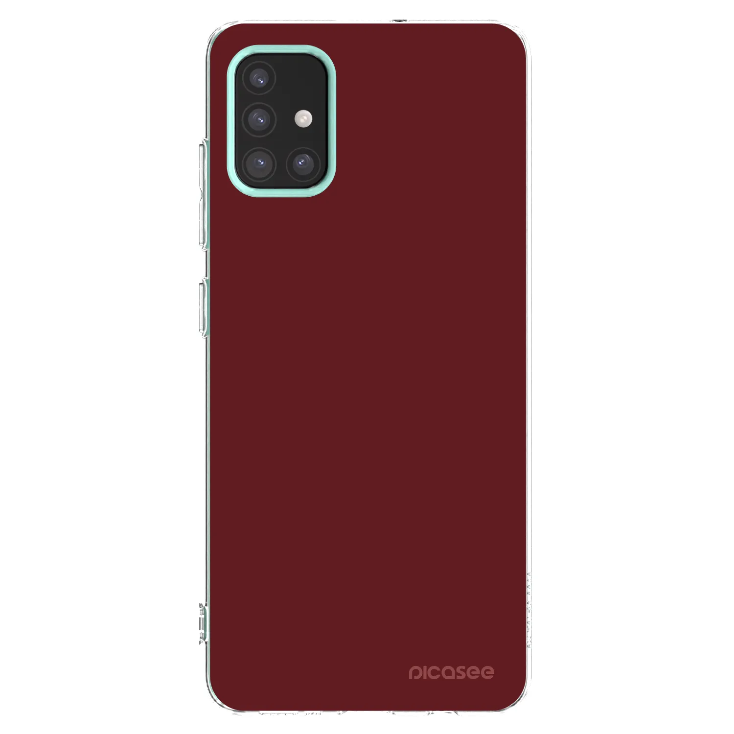Picasee silikónový prehľadný obal pre Samsung Galaxy M31s - Red Bliss
