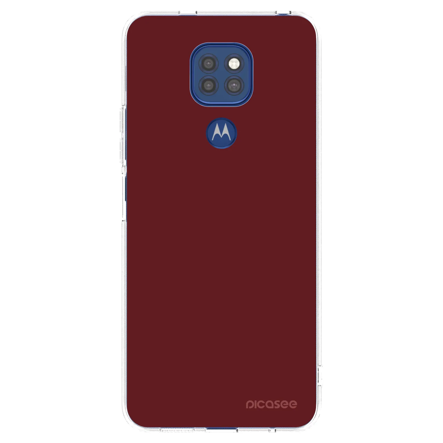 Silikónový prehľadný obal pre Motorola Moto G9 Play - Red Bliss