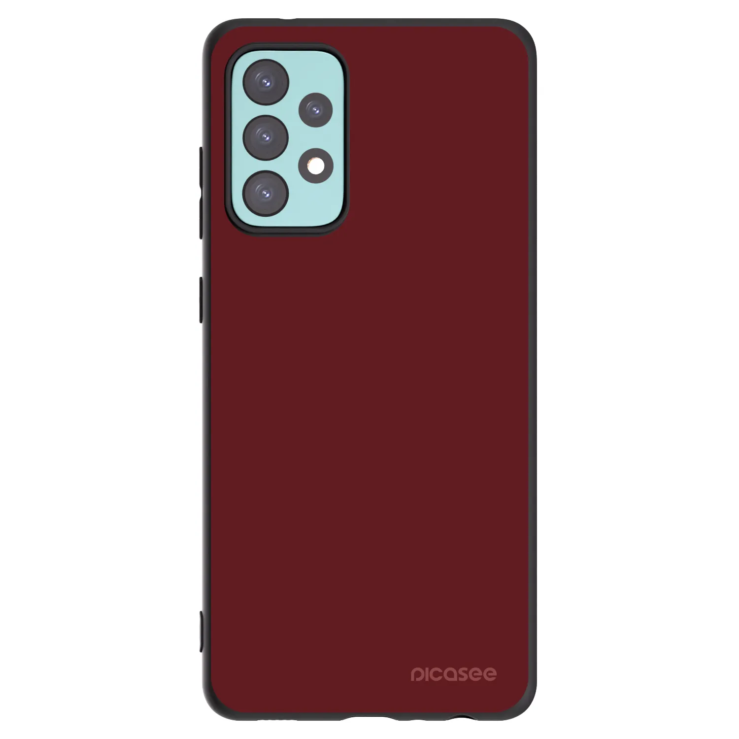 Picasee silikónový čierny obal pre Samsung Galaxy A72 A725F - Red Bliss