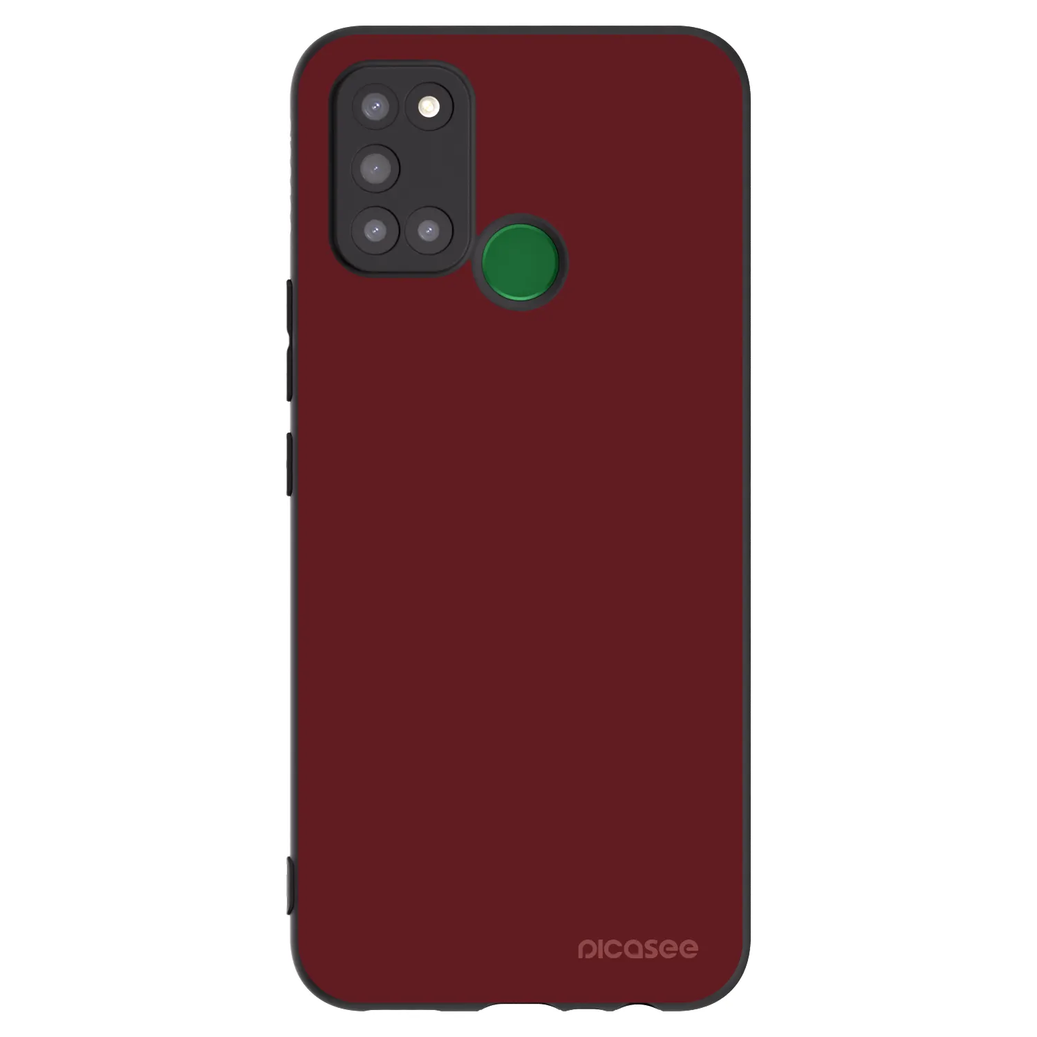 Picasee silikónový čierny obal pre Realme 7i - Red Bliss
