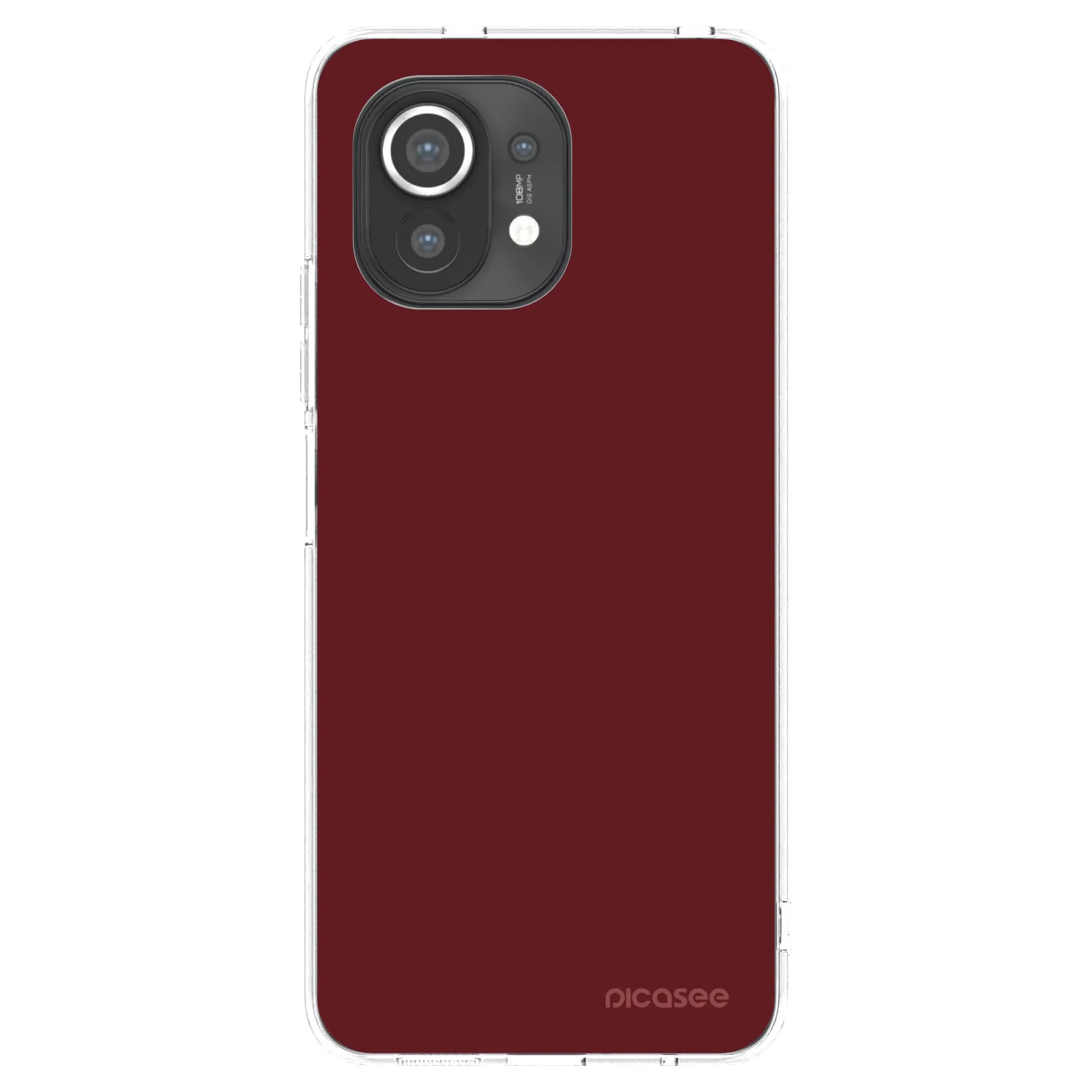 Picasee silikónový prehľadný obal pre Xiaomi Mi 11 - Red Bliss