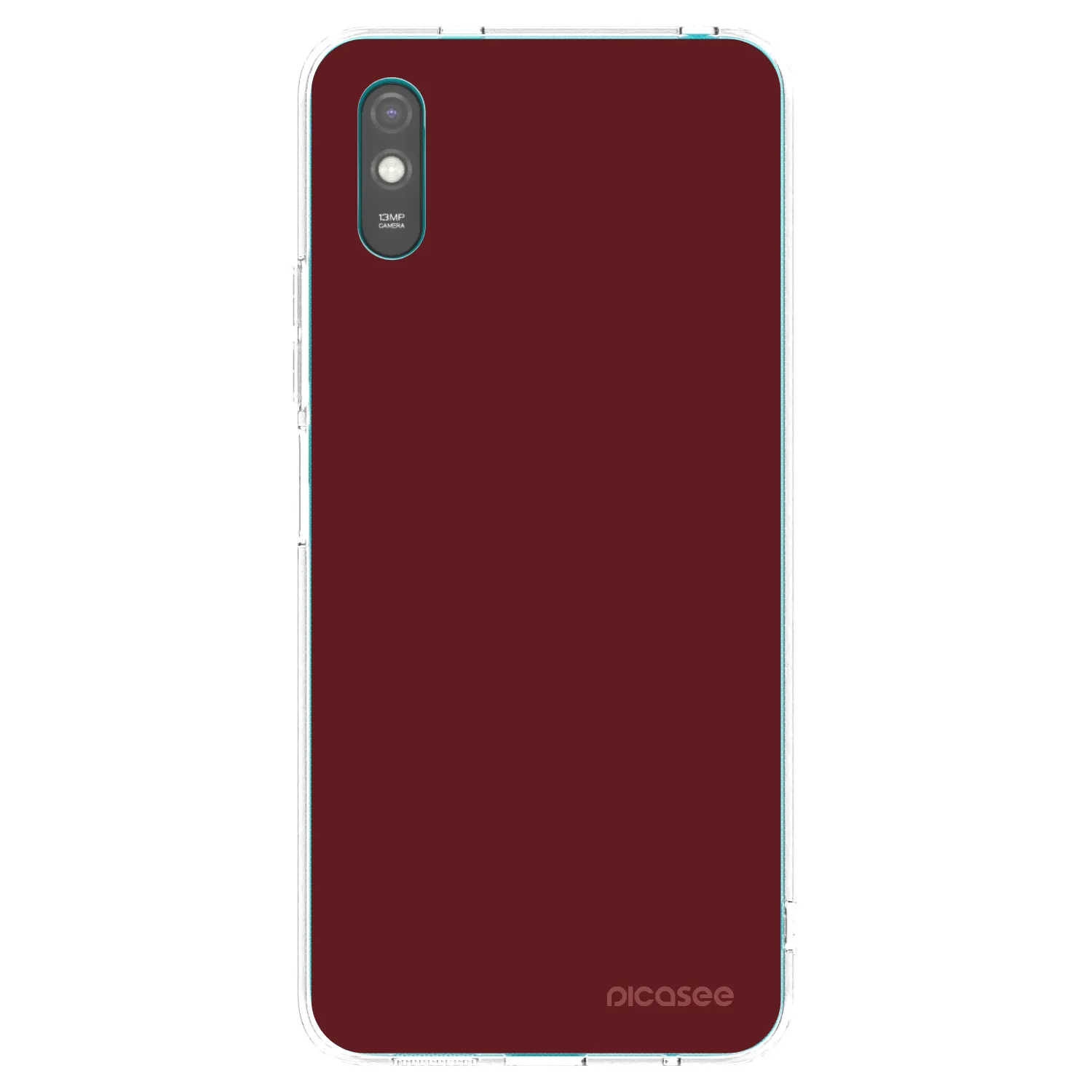 Picasee silikónový prehľadný obal pre Xiaomi Redmi 9AT - Red Bliss