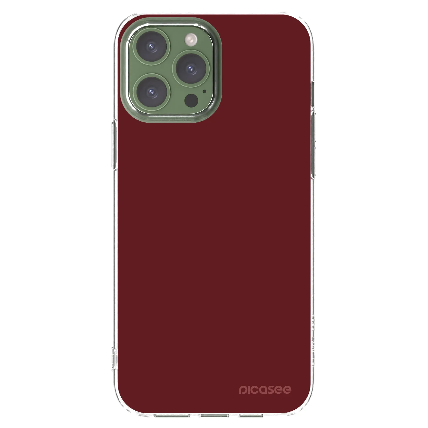 Silikónový prehľadný obal pre Apple iPhone 13 Pro Max - Red Bliss