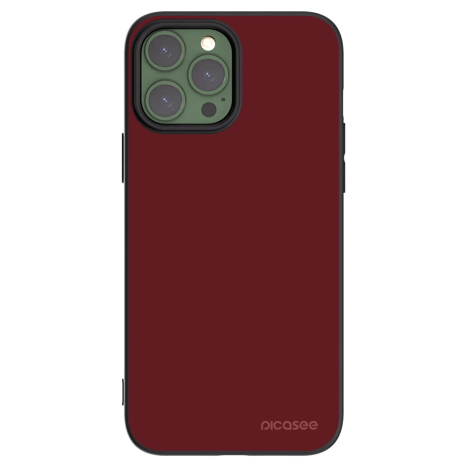 Silikónový čierny obal pre Apple iPhone 13 Pro Max - Red Bliss