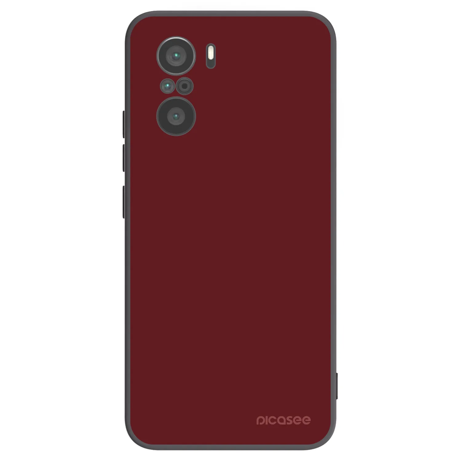 Picasee silikónový čierny obal pre Xiaomi Poco F3 - Red Bliss