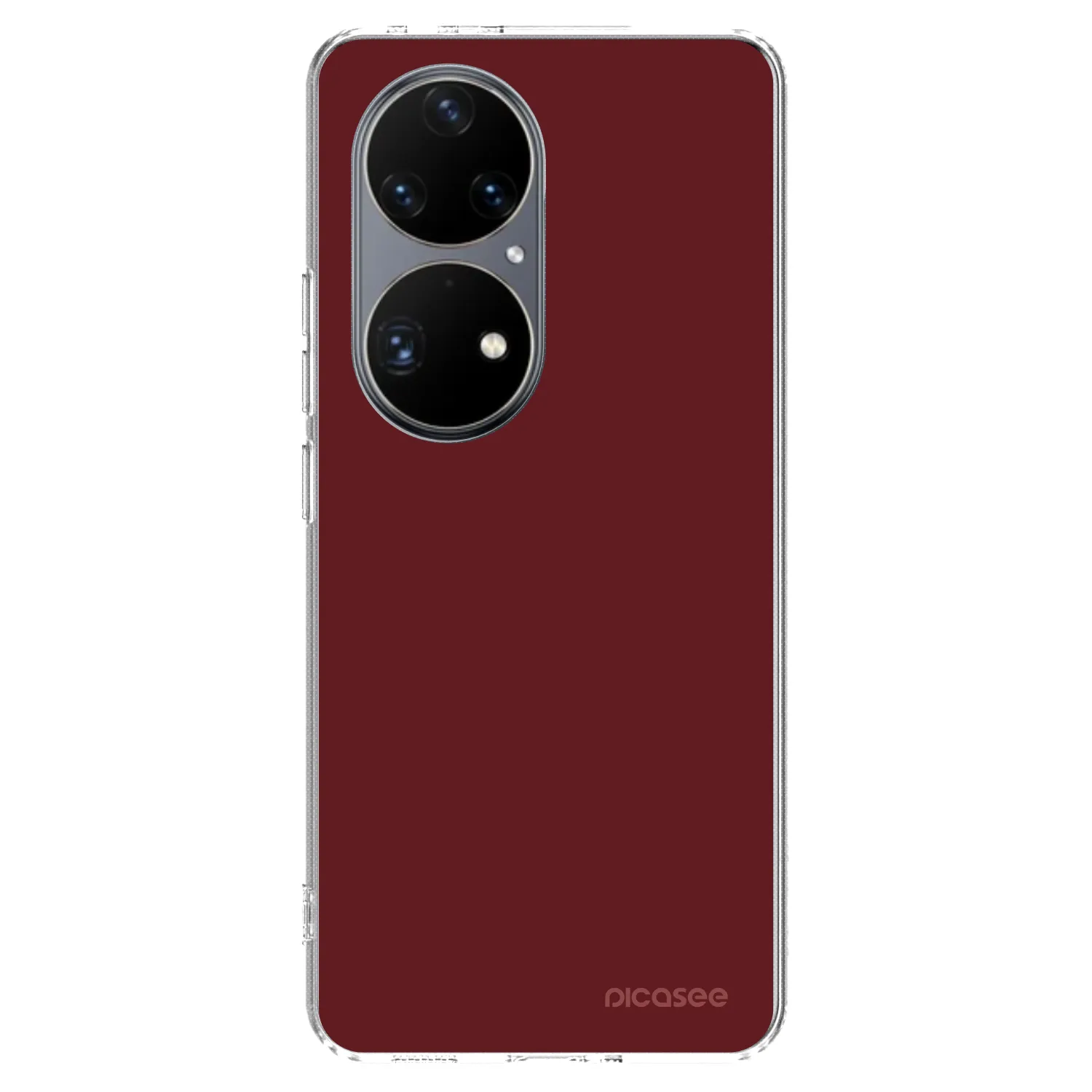 Picasee silikónový prehľadný obal pre Huawei P50 - Red Bliss