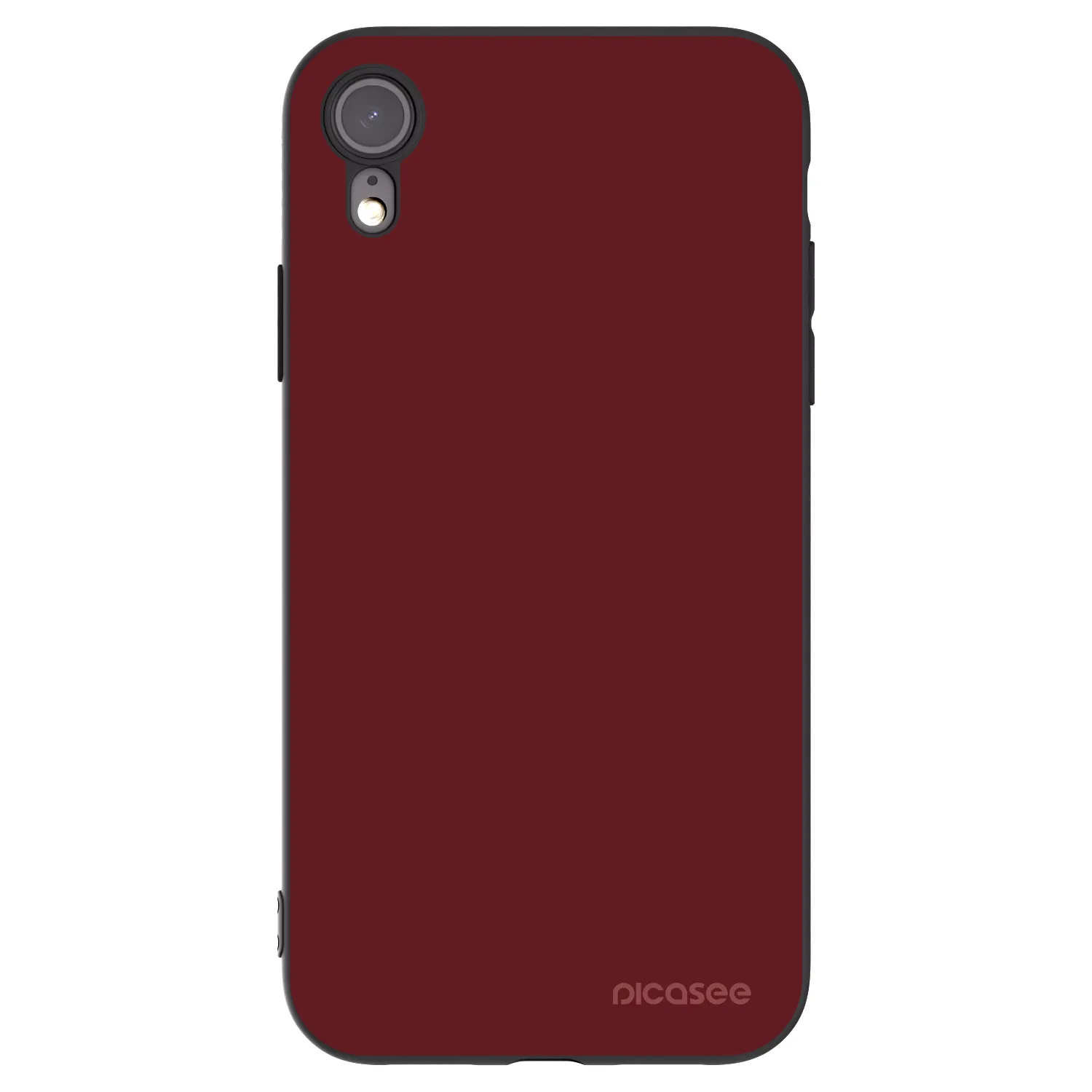 Picasee silikónový čierny obal pre Apple iPhone XR - Red Bliss