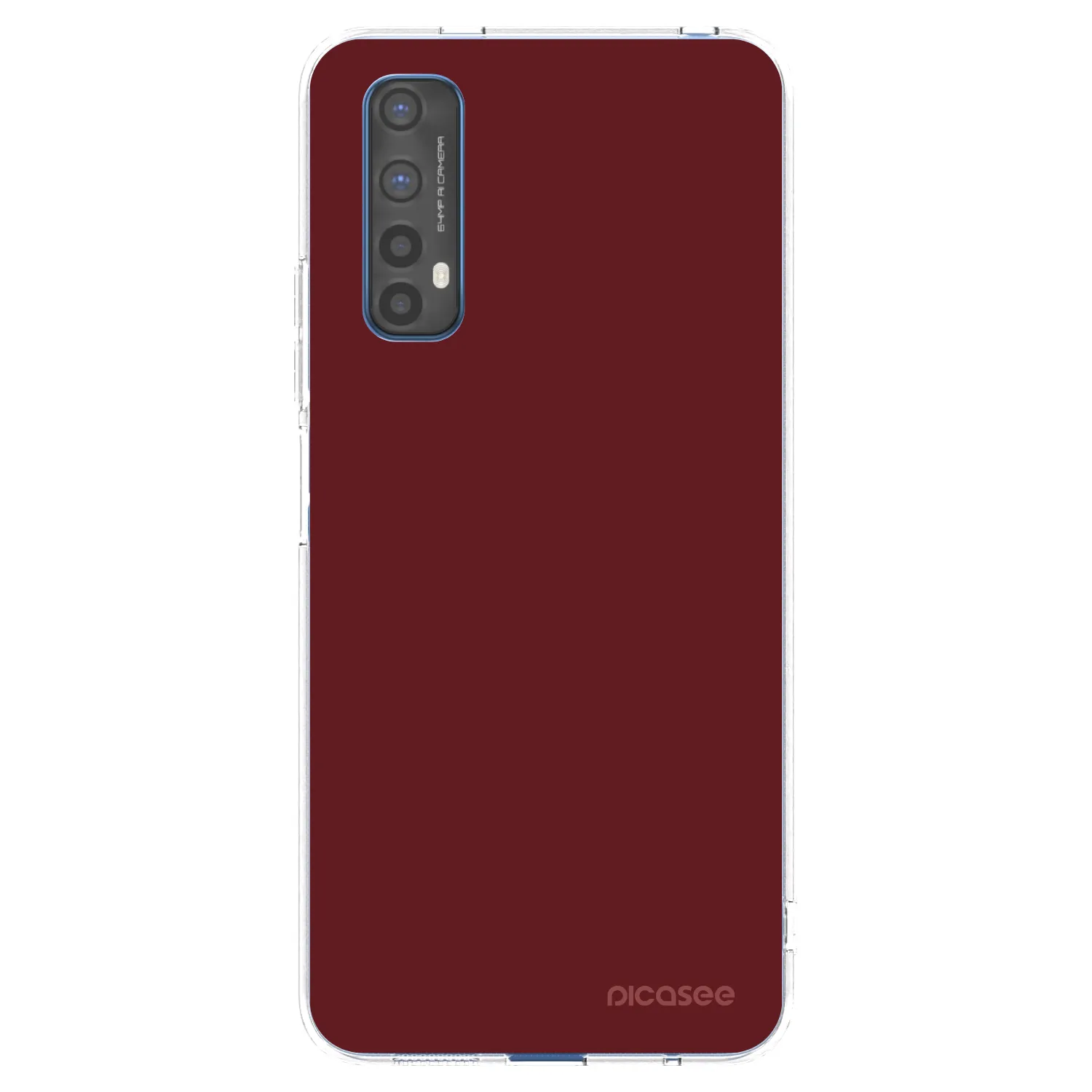 Picasee silikónový prehľadný obal pre Realme 7 - Red Bliss