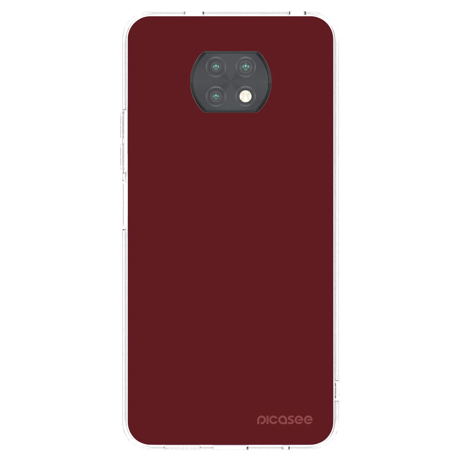 Picasee silikónový prehľadný obal pre Xiaomi Redmi Note 9T - Red Bliss