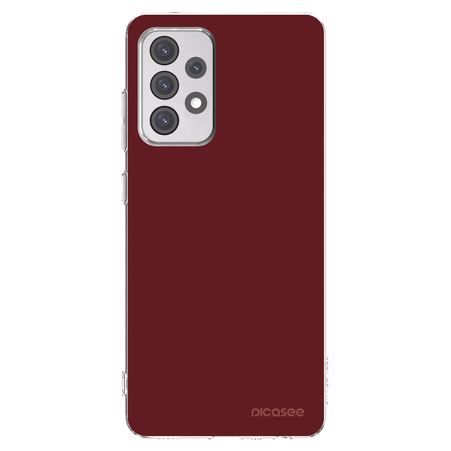 Picasee silikónový prehľadný obal pre Samsung Galaxy A52s 5G A528B - Red Bliss