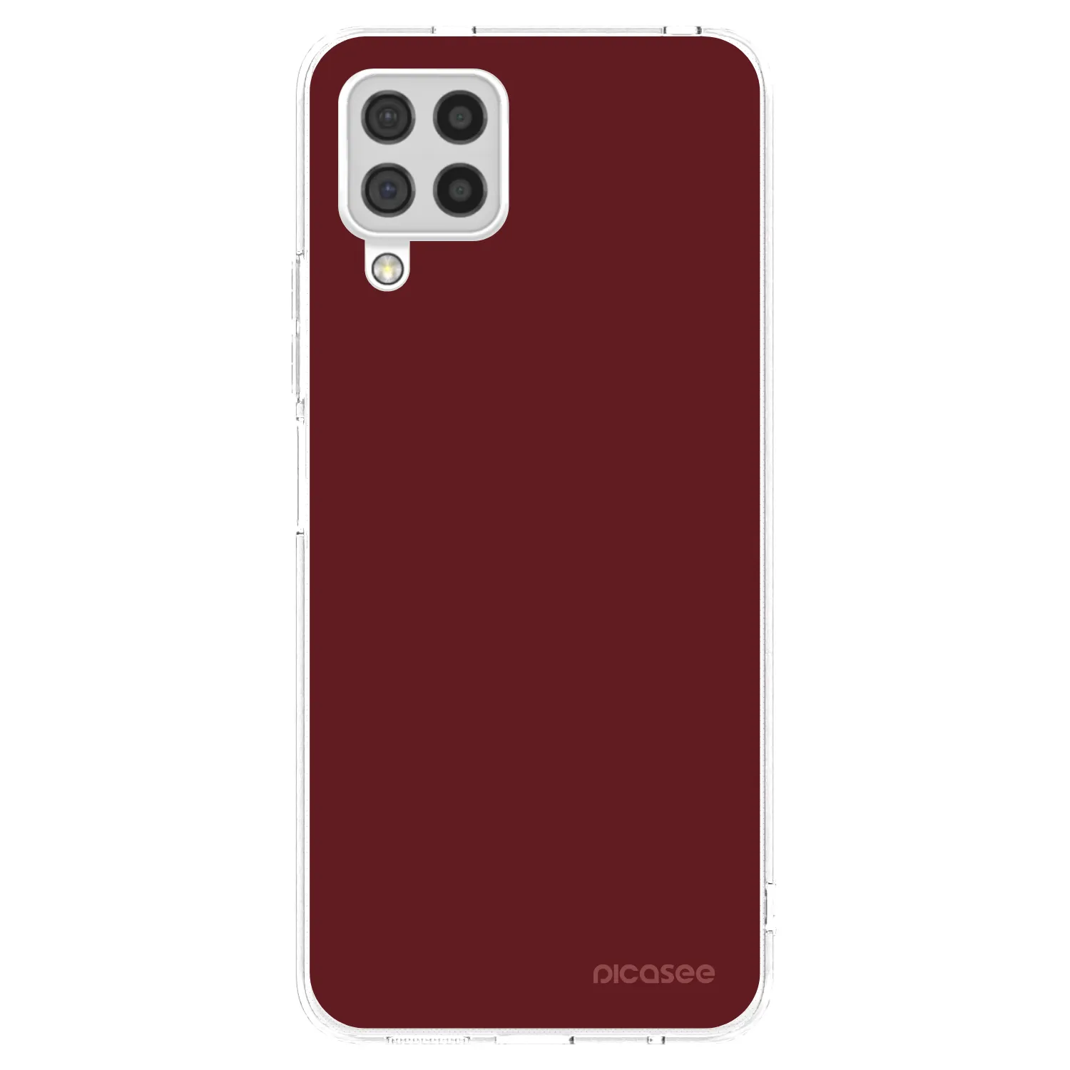 Picasee silikónový prehľadný obal pre Samsung Galaxy A22 A225F 4G - Red Bliss