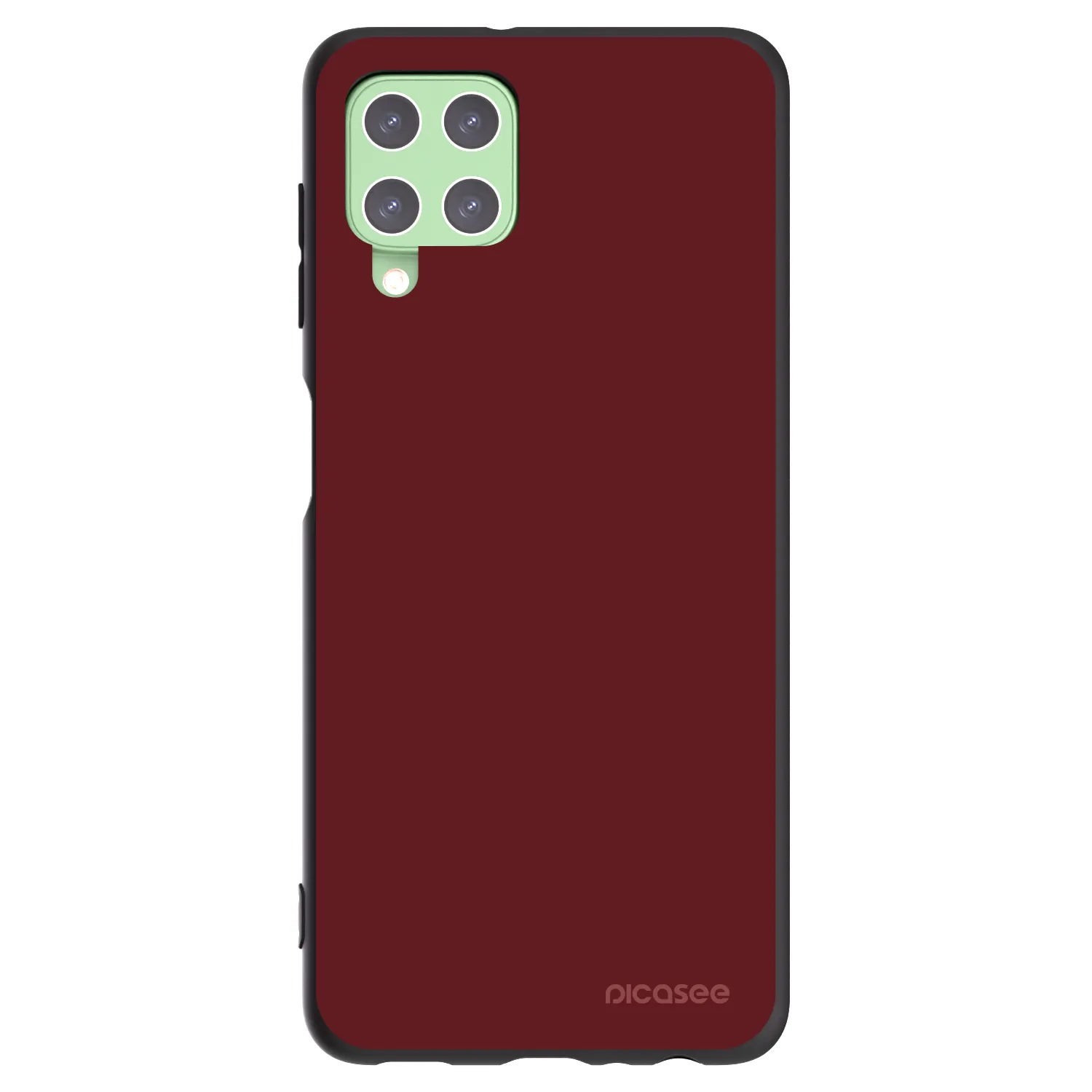 Picasee silikónový čierny obal pre Samsung Galaxy A22 A225F 4G - Red Bliss