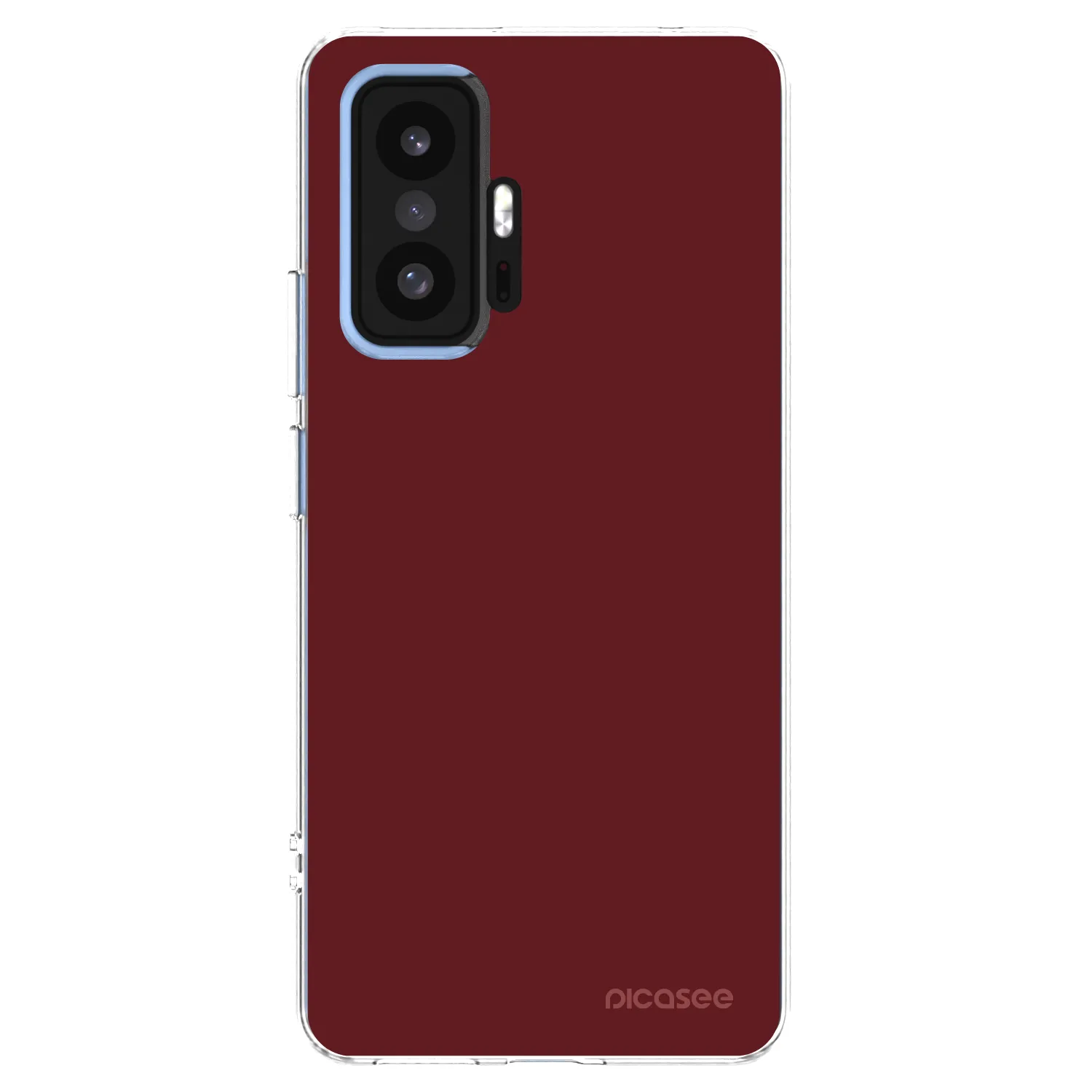 Picasee silikónový prehľadný obal pre Xiaomi 11T - Red Bliss