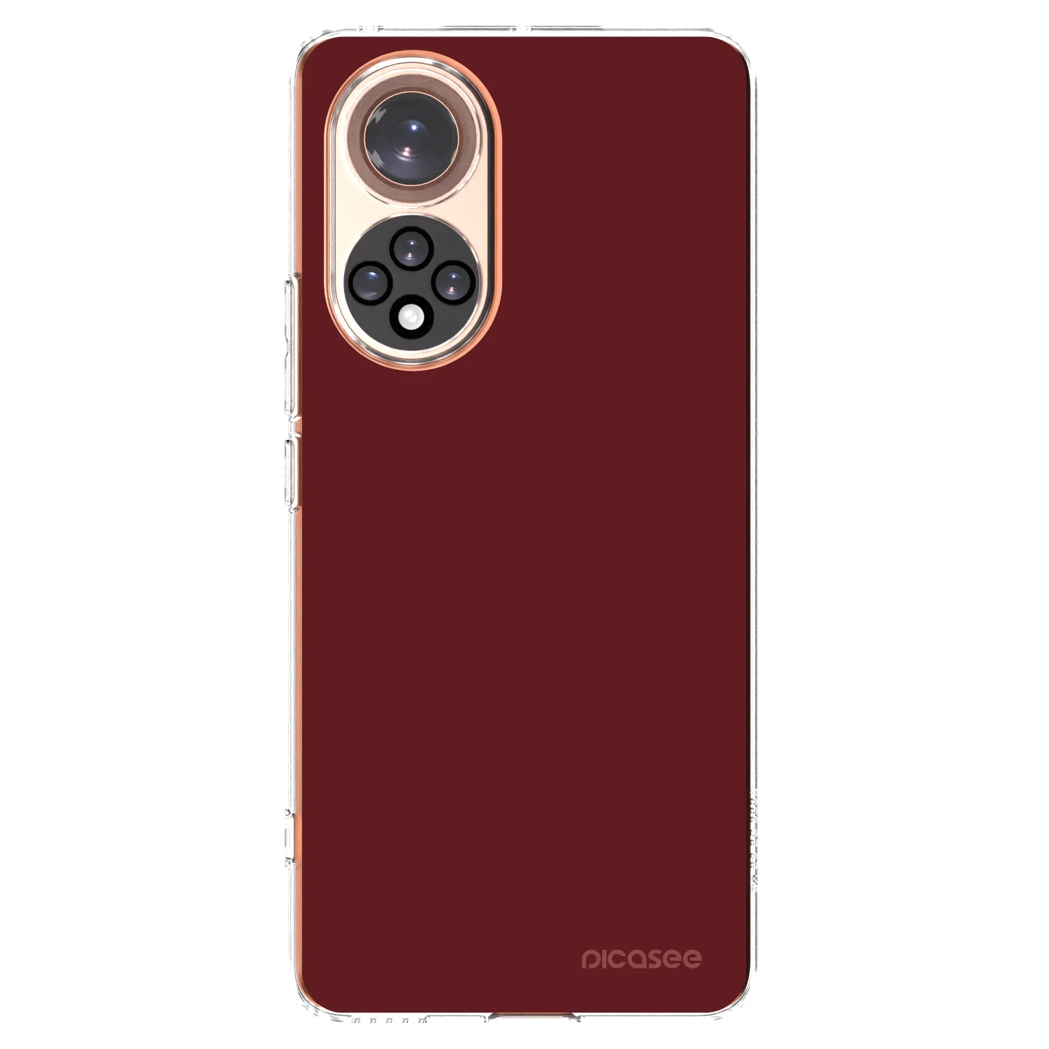 Picasee silikónový prehľadný obal pre Honor 50 5G - Red Bliss