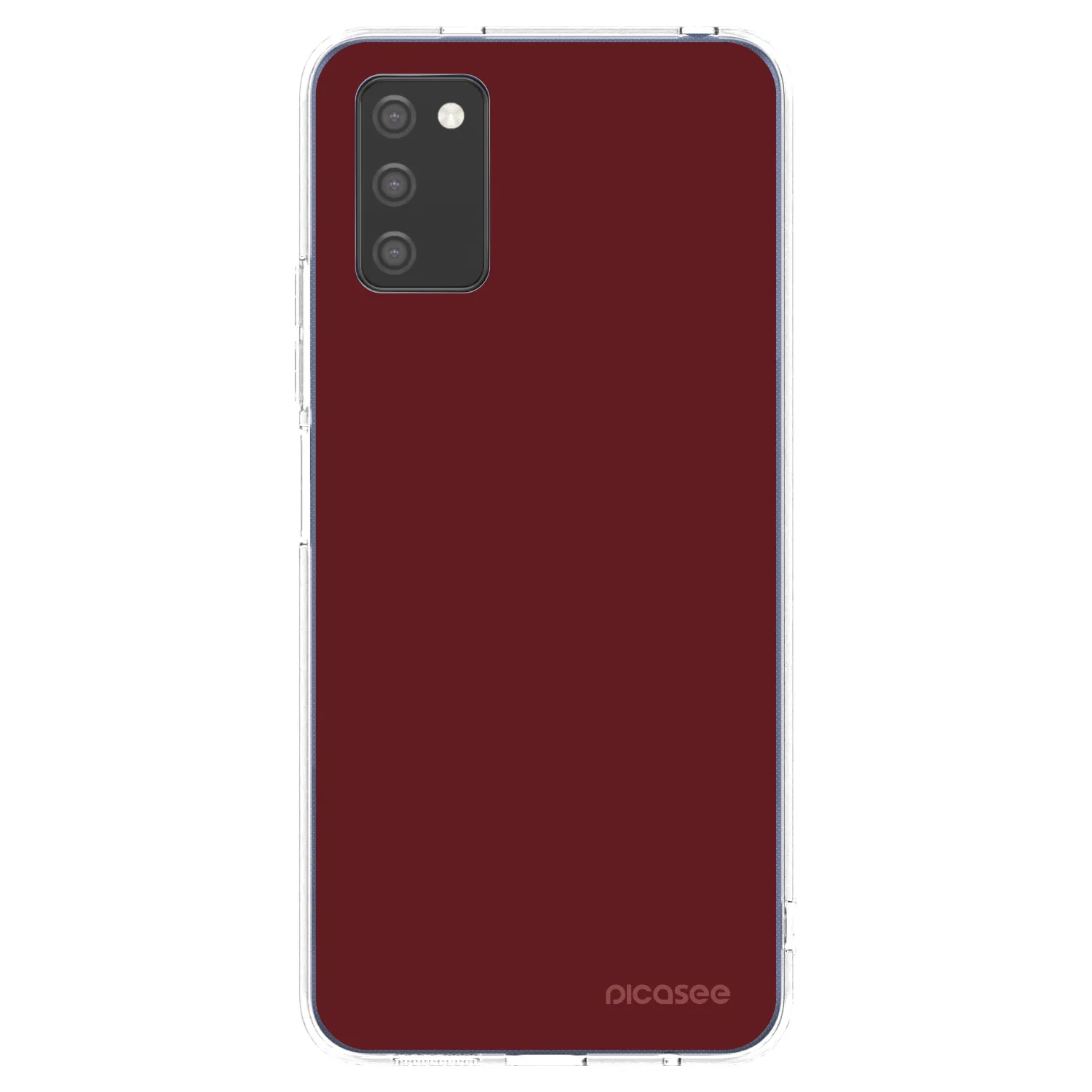 Picasee silikónový prehľadný obal pre Samsung Galaxy A03s A037G - Red Bliss