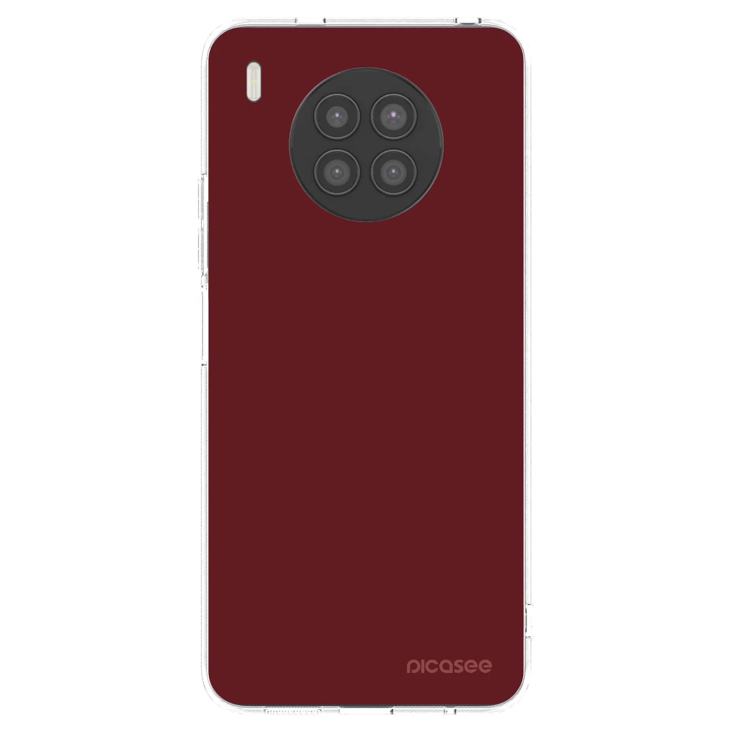 Picasee silikónový prehľadný obal pre Huawei Nova 8i - Red Bliss
