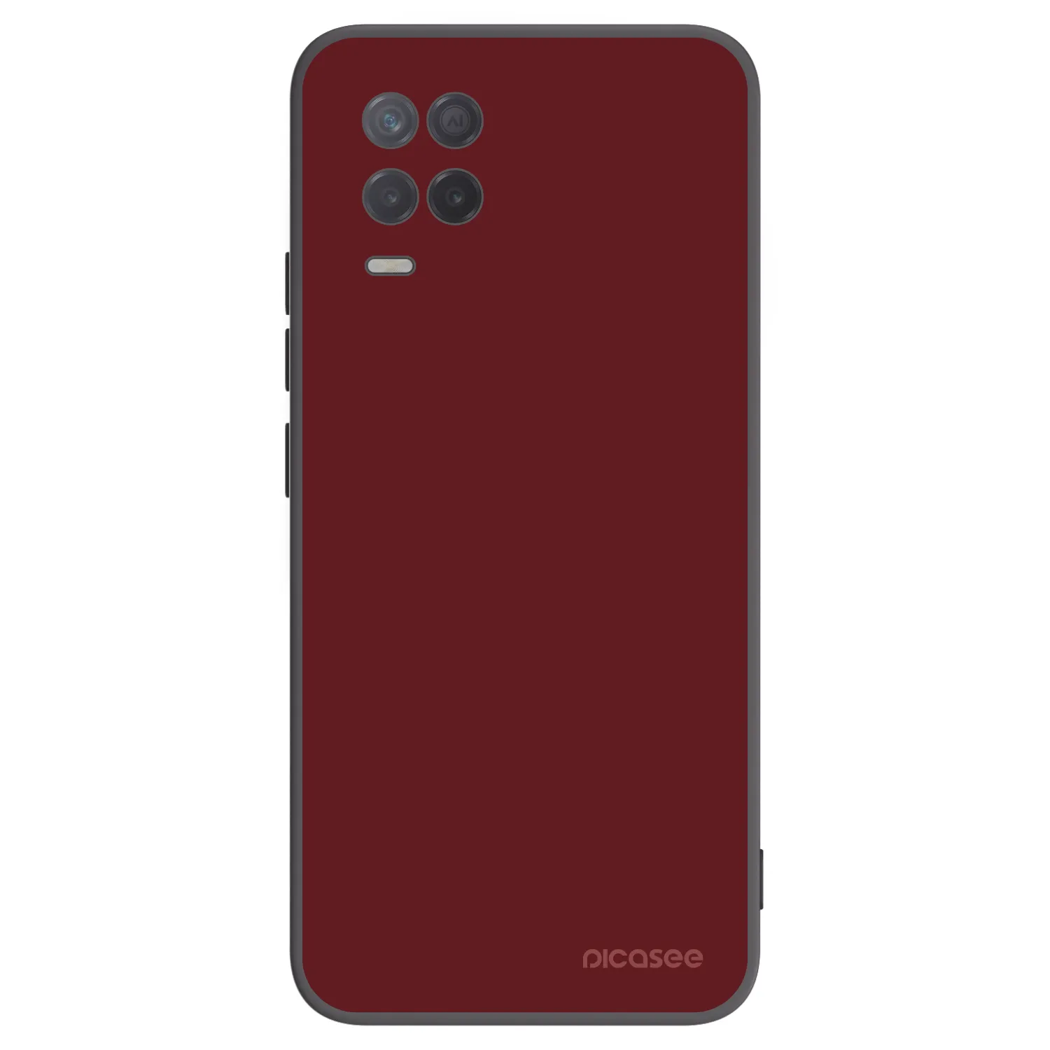 Picasee silikónový čierny obal pre Realme 8 5G - Red Bliss