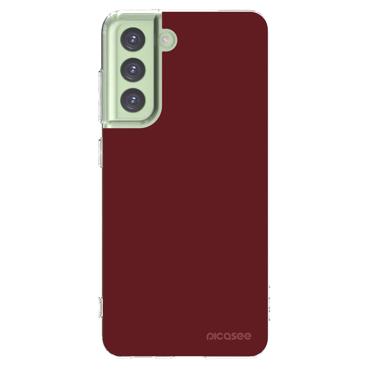 Picasee silikónový prehľadný obal pre Samsung Galaxy S21 FE 5G - Red Bliss