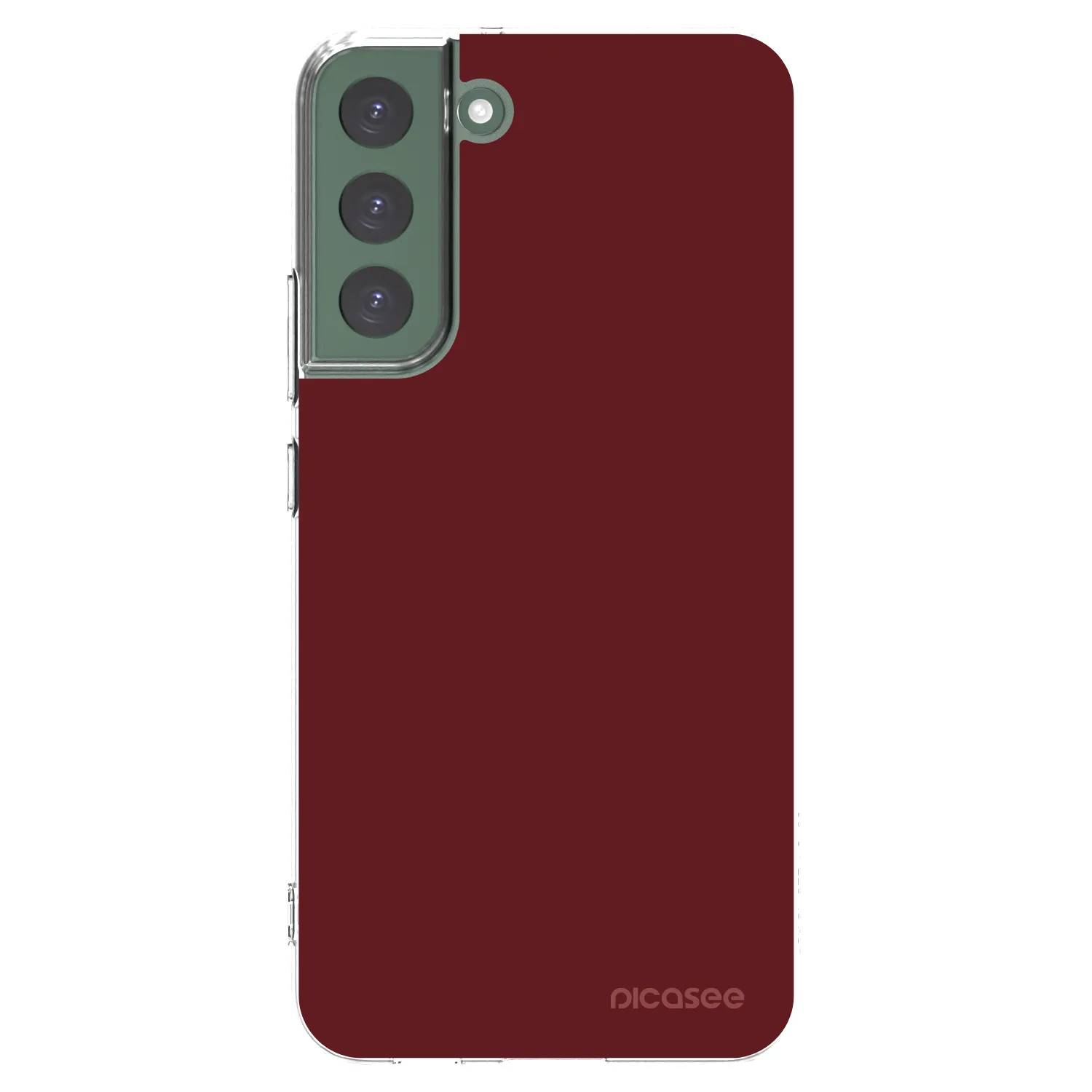 Picasee silikónový prehľadný obal pre Samsung Galaxy S22+ 5G - Red Bliss