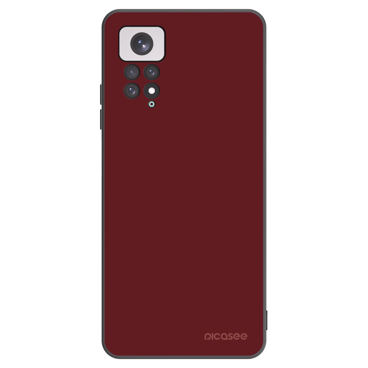 Picasee silikónový čierny obal pre Xiaomi Redmi Note 11 - Red Bliss