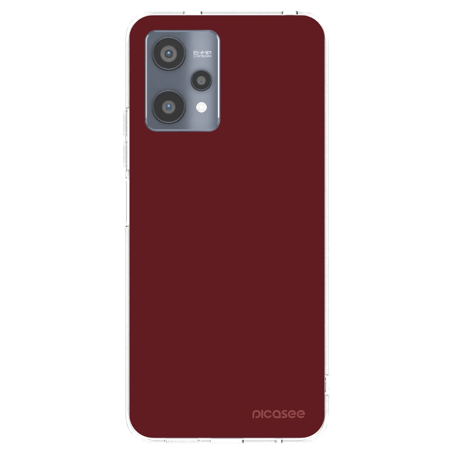 Picasee silikónový prehľadný obal pre Realme 9 Pro 5G - Red Bliss