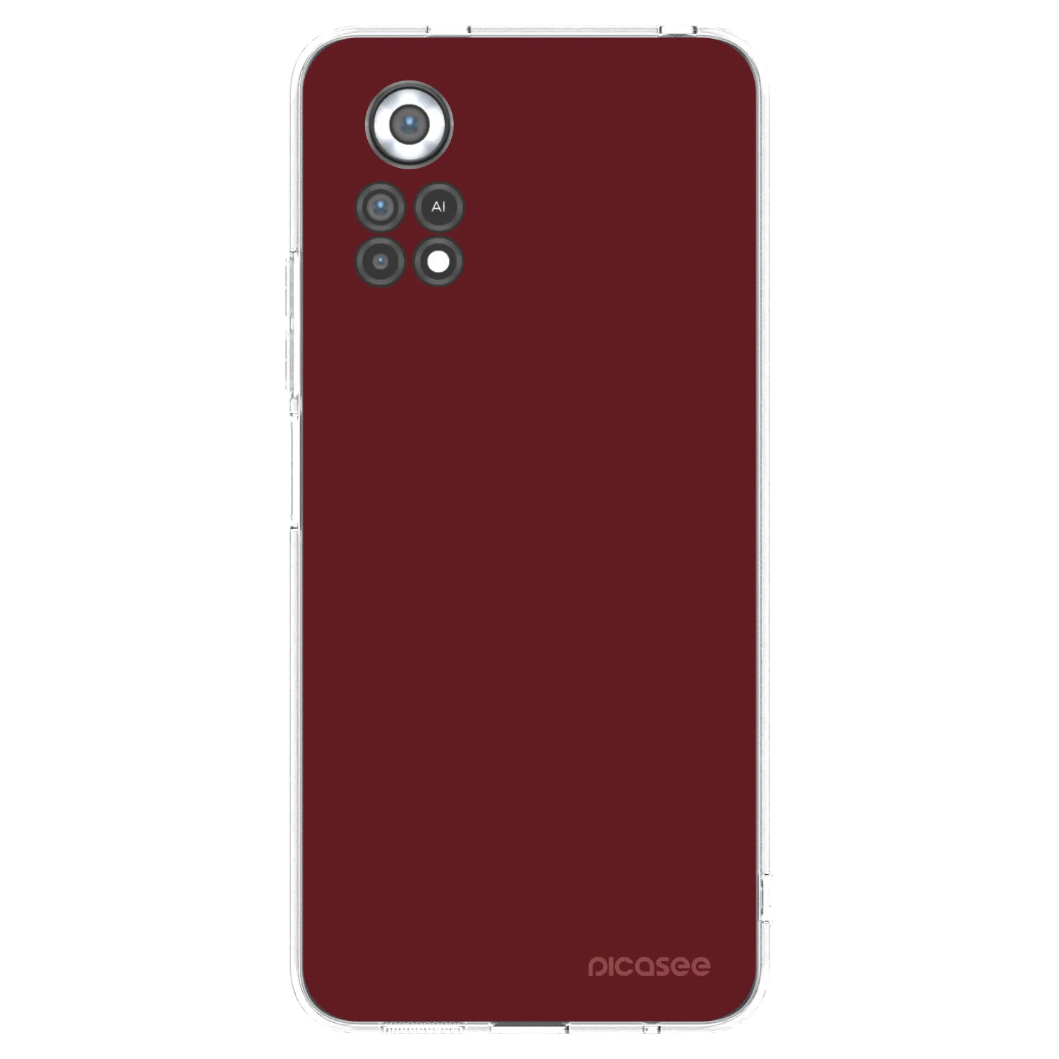 Picasee silikónový prehľadný obal pre Xiaomi Poco X4 Pro 5G - Red Bliss