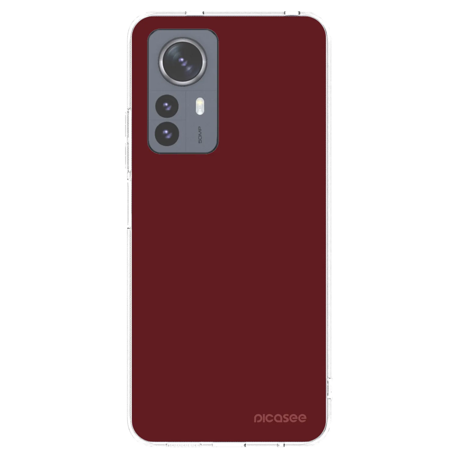 Picasee silikónový prehľadný obal pre Xiaomi 12 Pro - Red Bliss