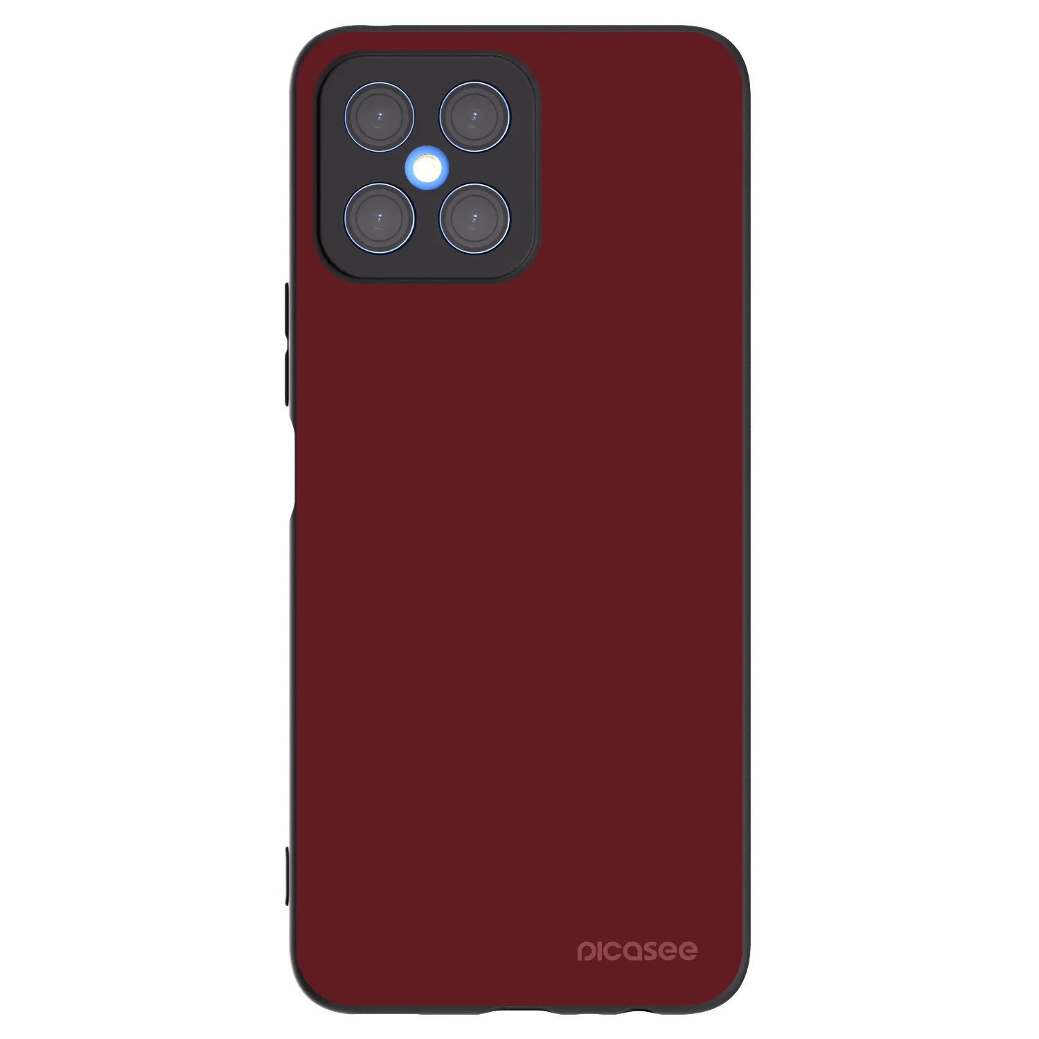 Picasee silikónový čierny obal pre Honor X8 4G - Red Bliss