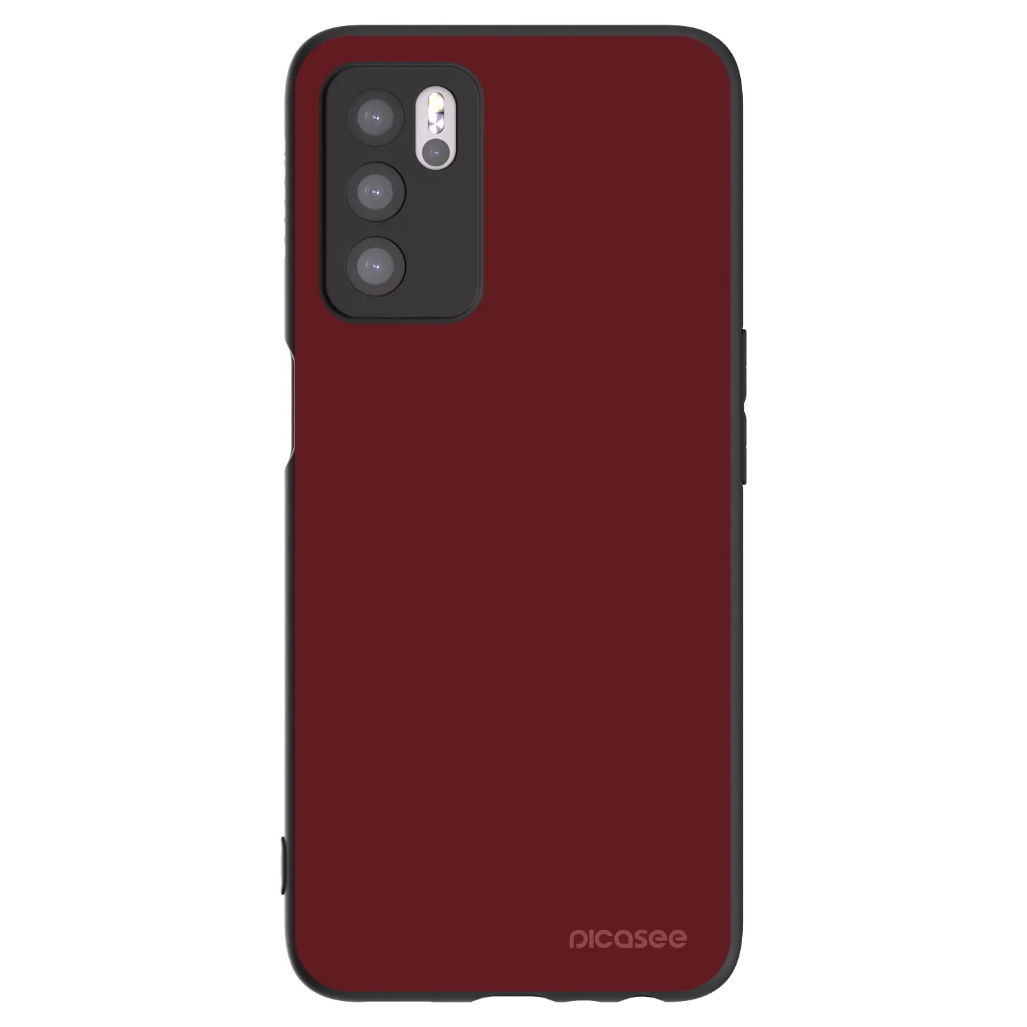 Picasee silikónový čierny obal pre OPPO A16s - Red Bliss