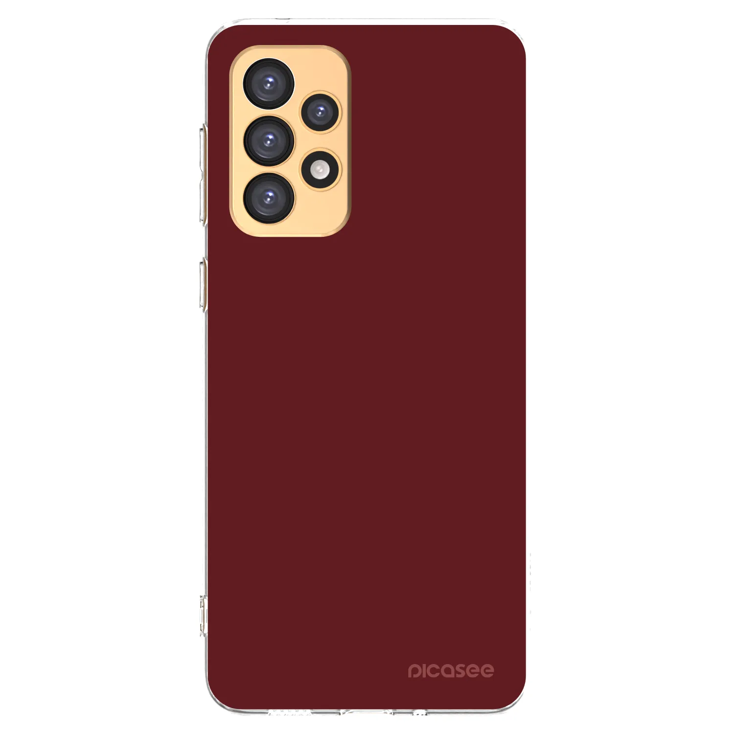 Picasee silikónový prehľadný obal pre Samsung Galaxy A33 5G A336 - Red Bliss