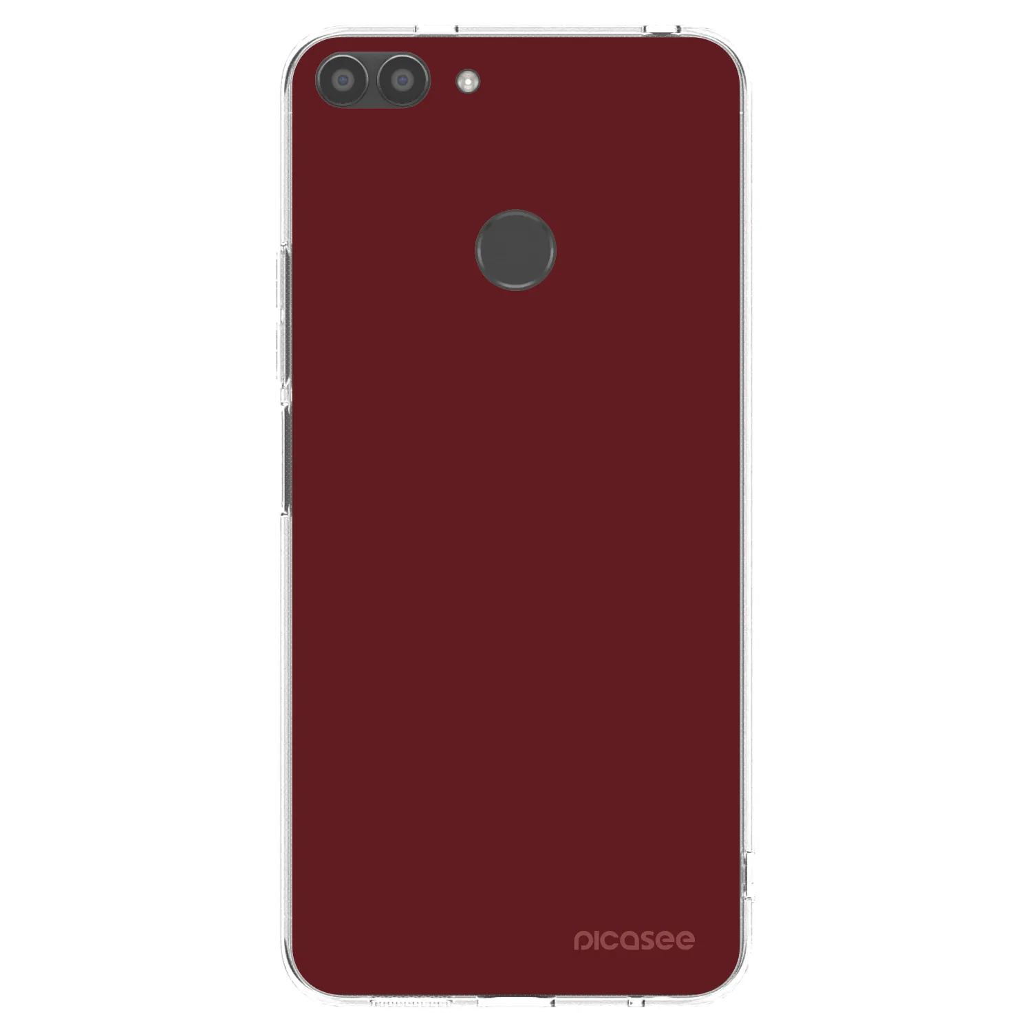 Picasee silikónový prehľadný obal pre Huawei P Smart - Red Bliss