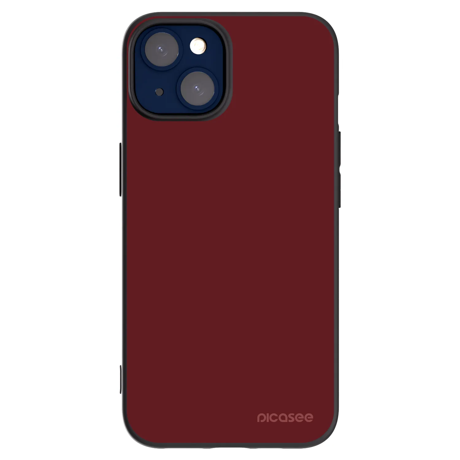 Silikónový čierny obal pre Apple iPhone 14 - Red Bliss
