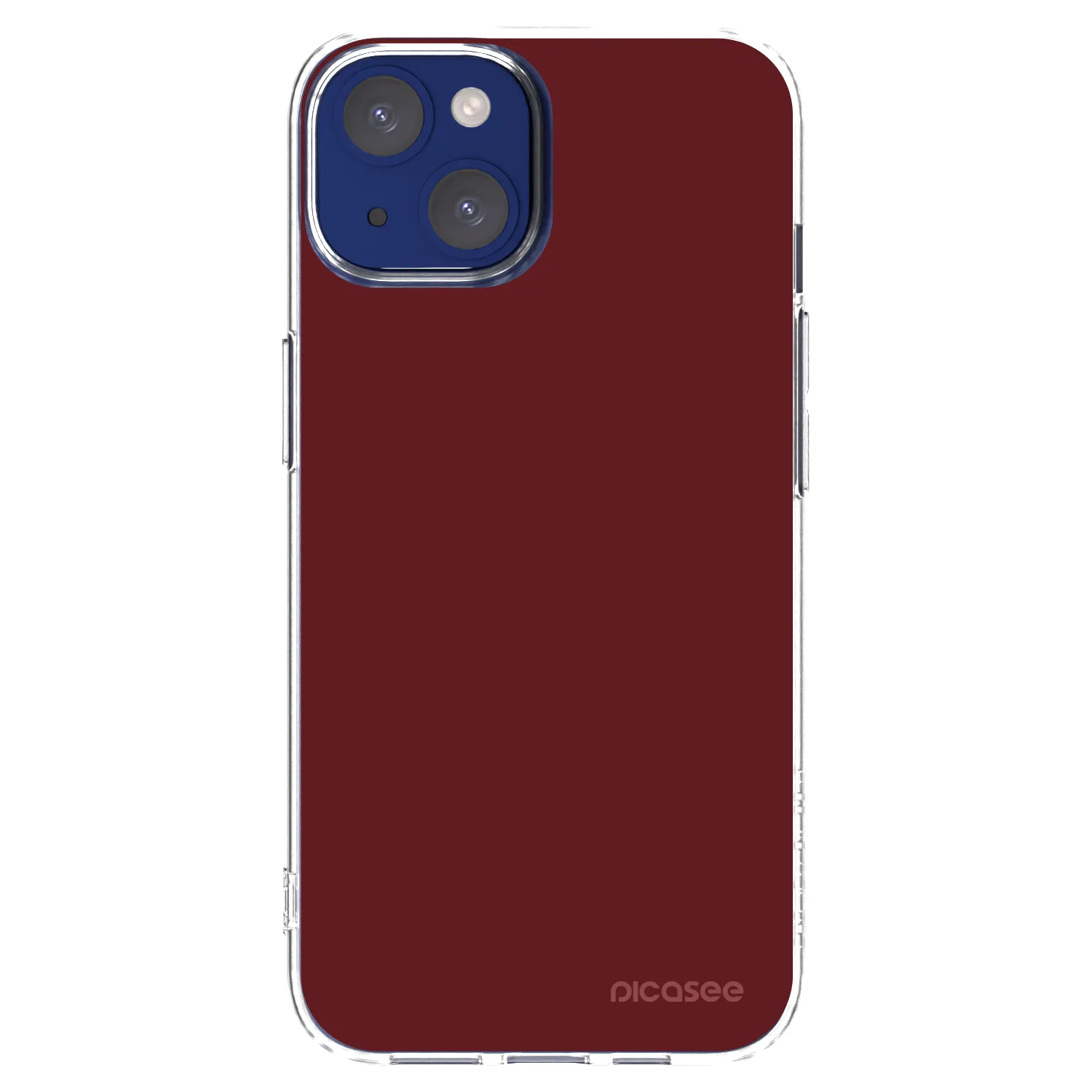 Silikónový prehľadný obal pre Apple iPhone 14 - Red Bliss