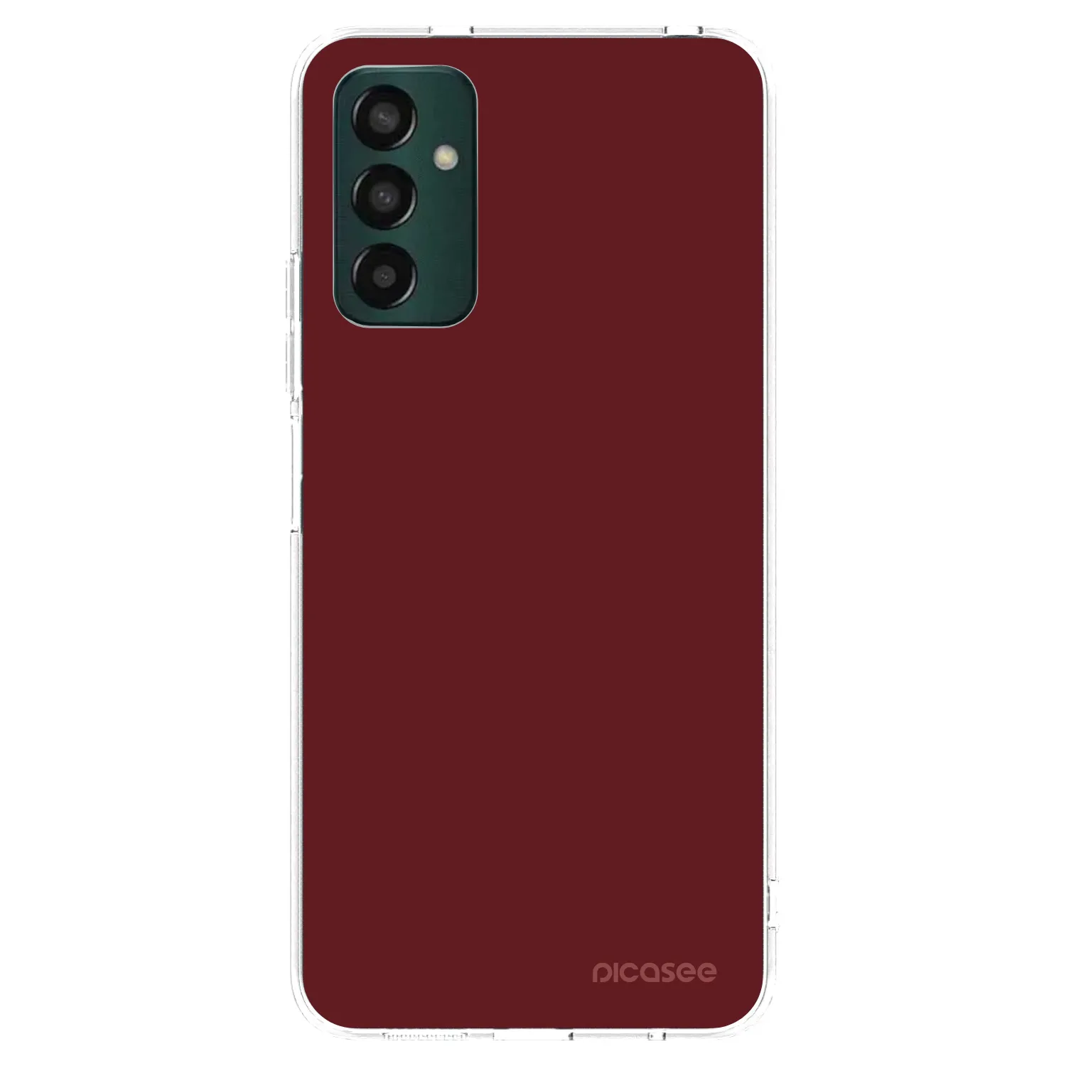 Picasee silikónový prehľadný obal pre Samsung Galaxy M13 M135F - Red Bliss