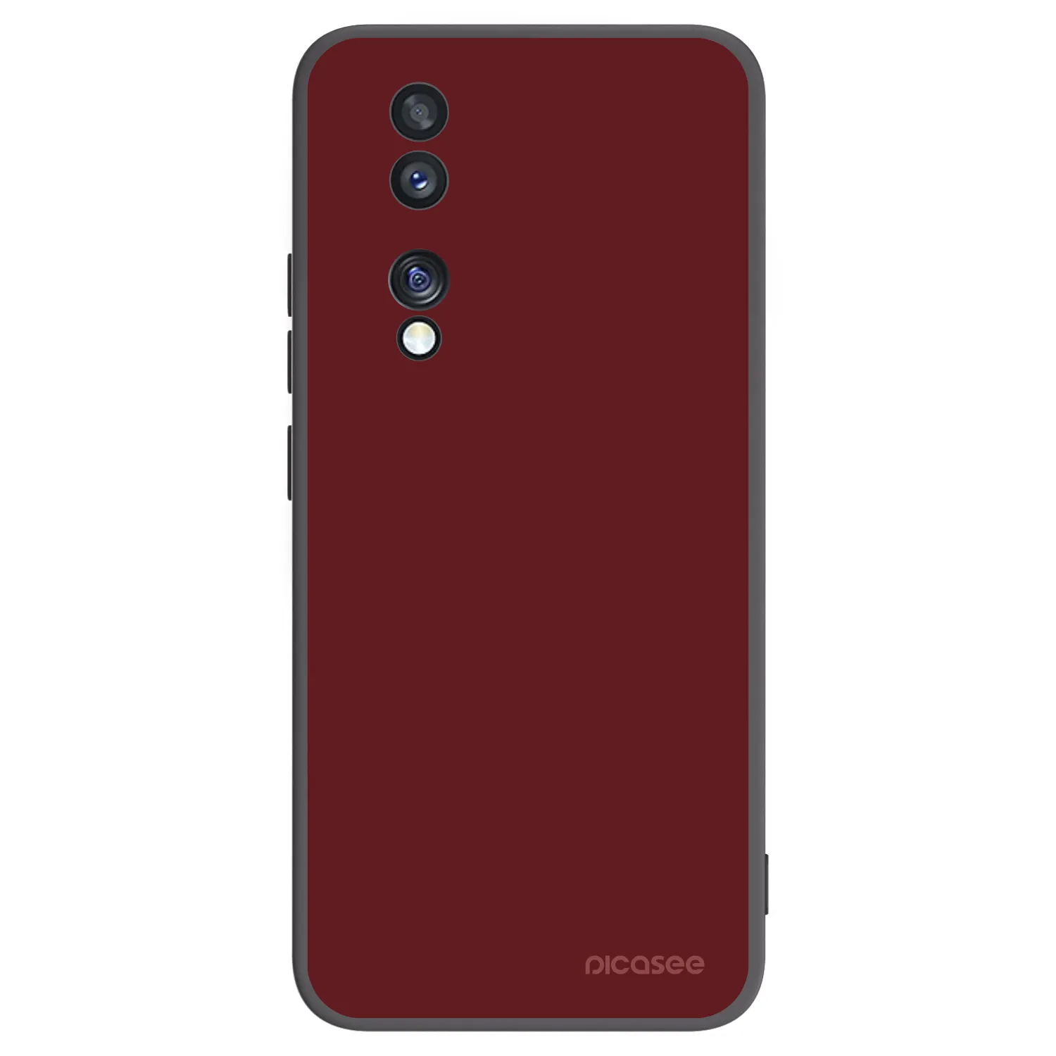 Picasee silikónový čierny obal pre Honor 70 - Red Bliss