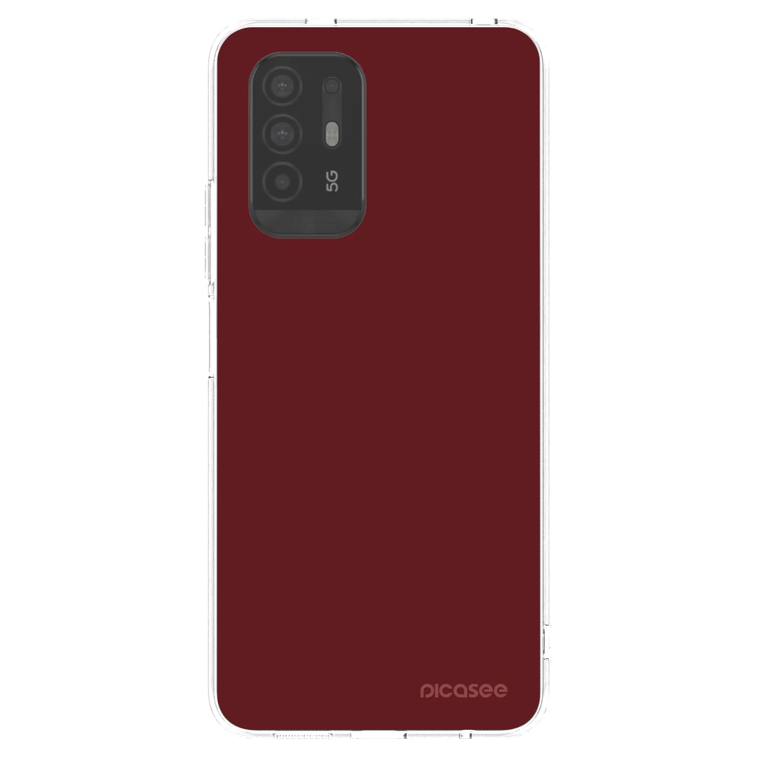 Picasee silikónový prehľadný obal pre OPPO A94 5G - Red Bliss